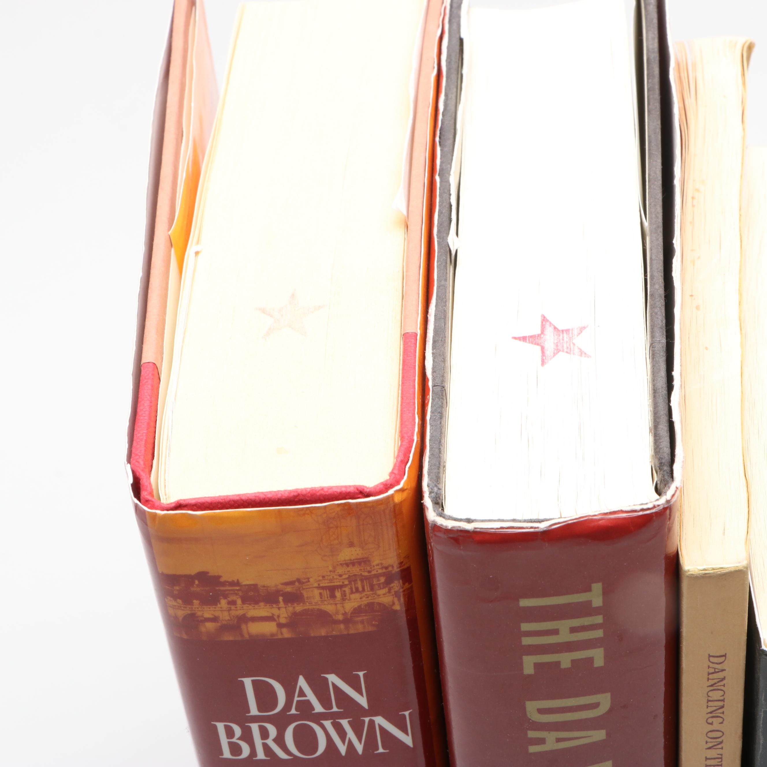 "The Da Vinci Code" and "Angels & Demons" by Dan Brown with Other Books