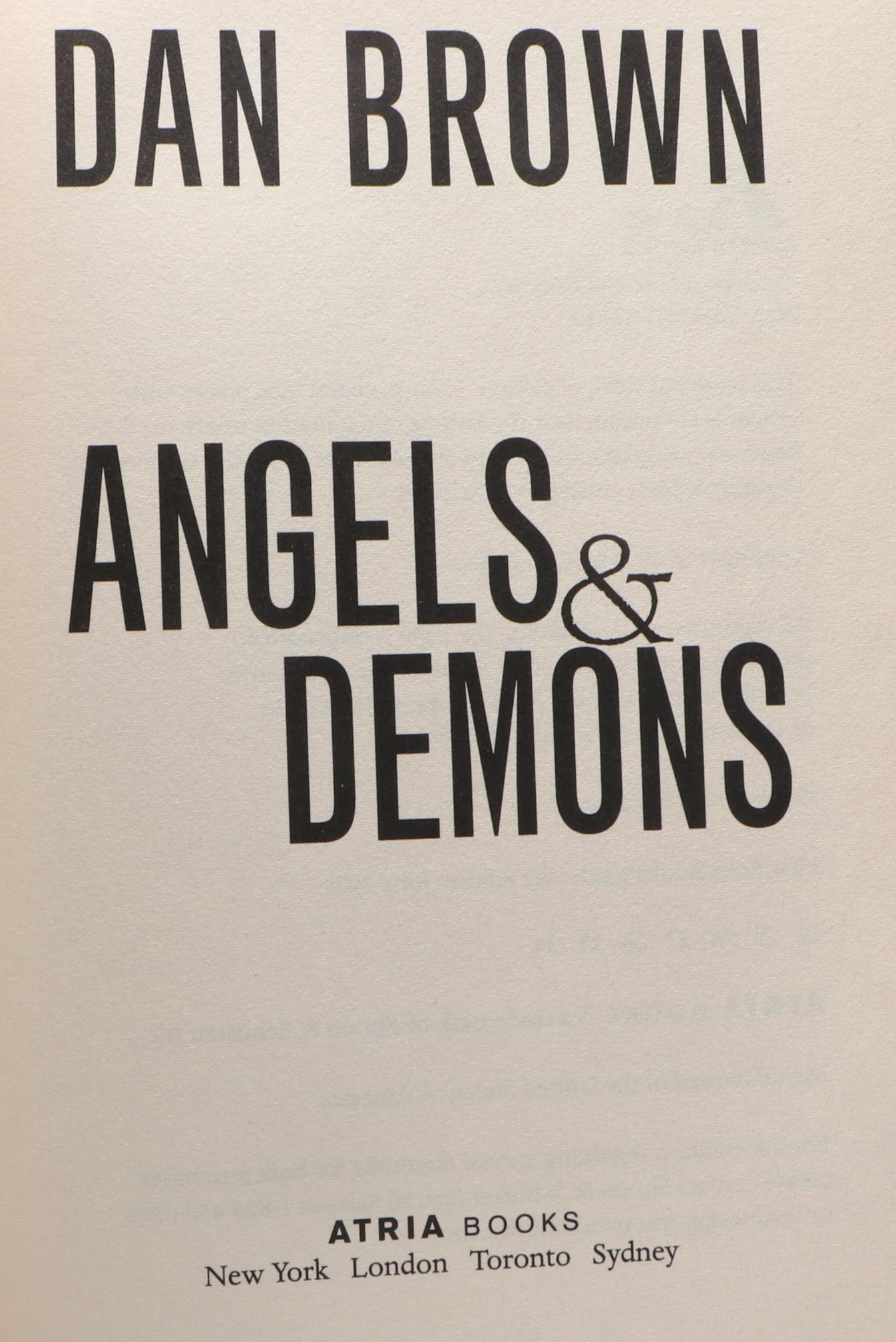 "The Da Vinci Code" and "Angels & Demons" by Dan Brown with Other Books