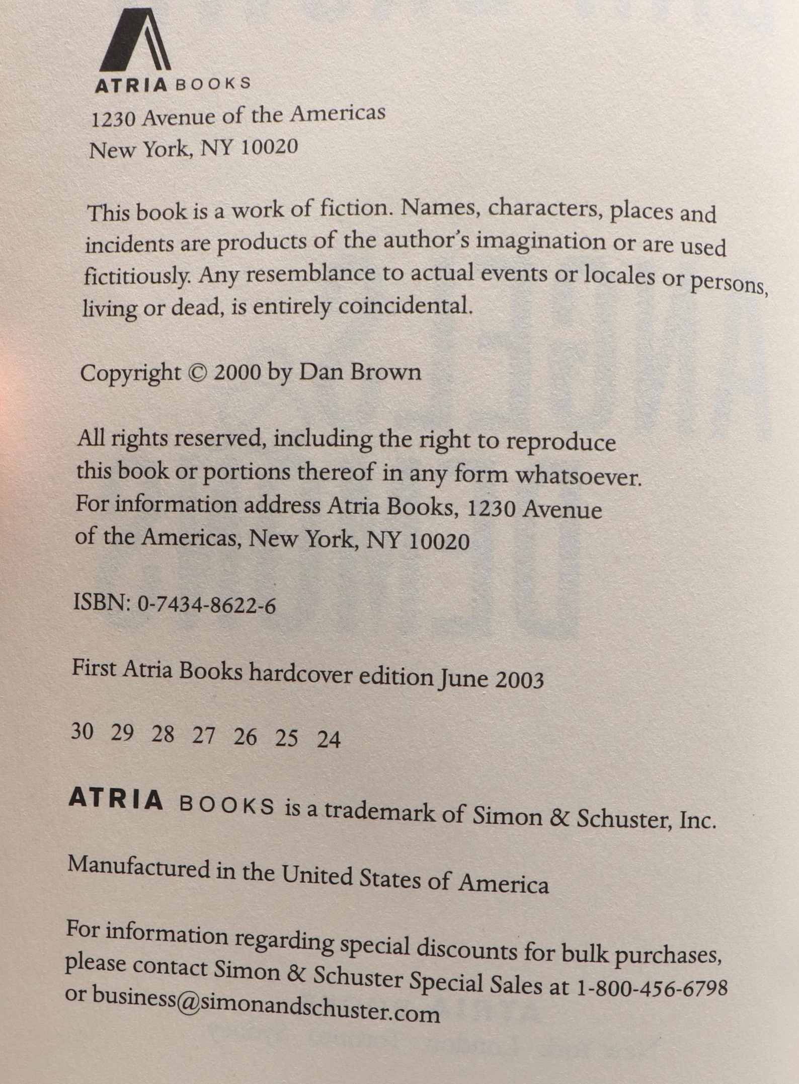 "The Da Vinci Code" and "Angels & Demons" by Dan Brown with Other Books