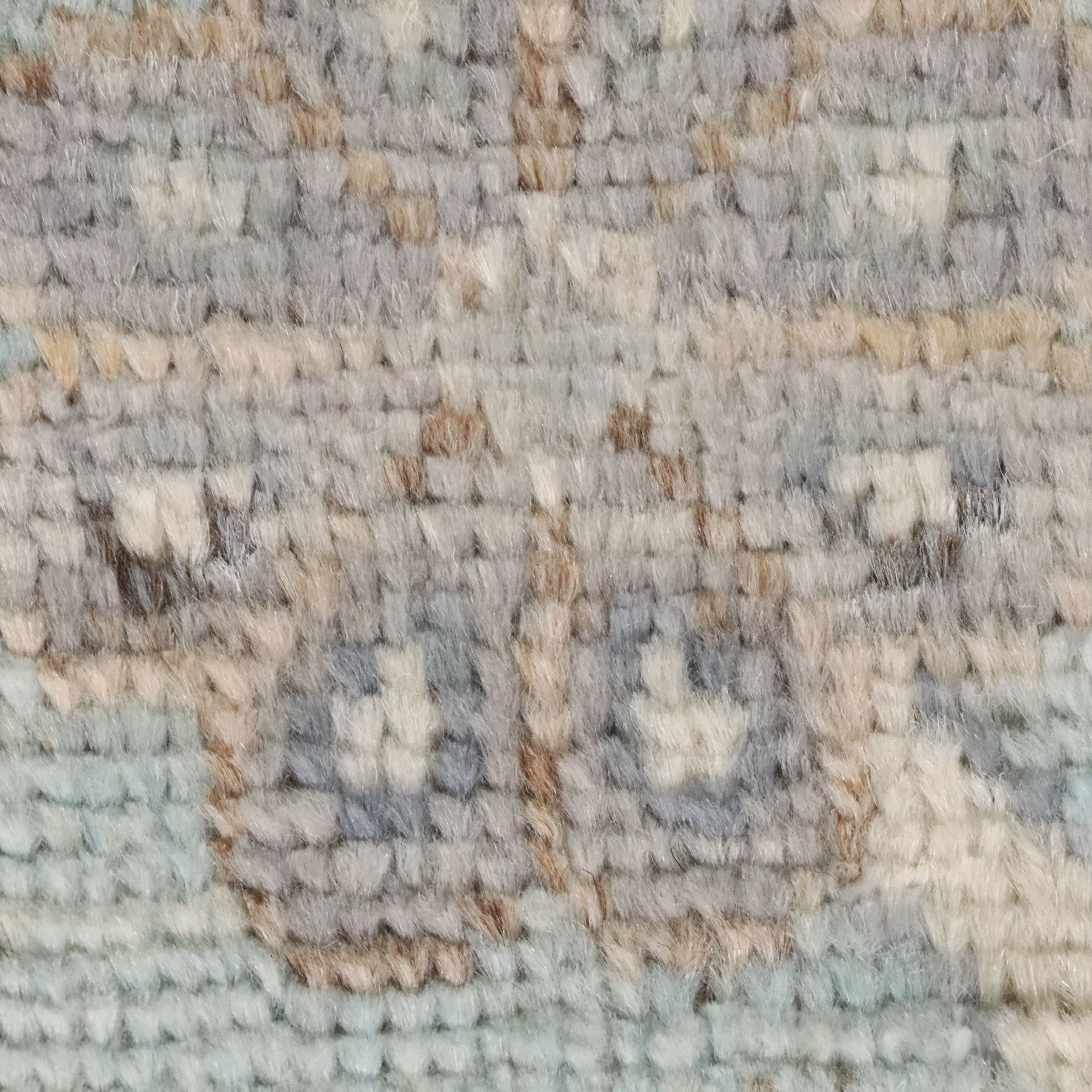 9'3 x 12'1 Hand-Knotted Indo-Turkish Oushak Room-Sized Rug