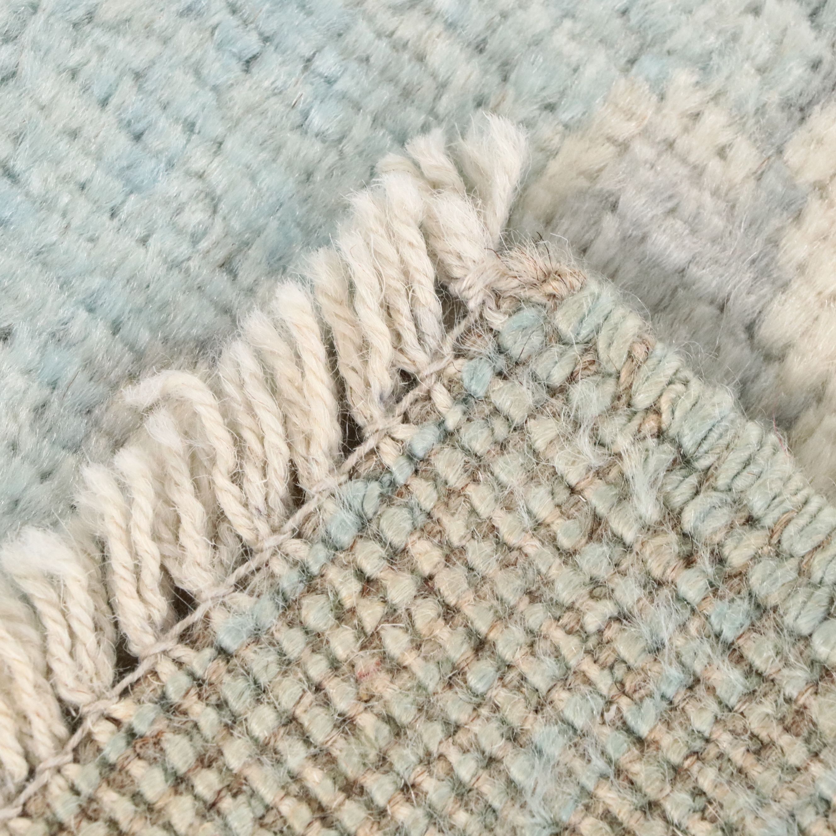 9'3 x 12'1 Hand-Knotted Indo-Turkish Oushak Room-Sized Rug