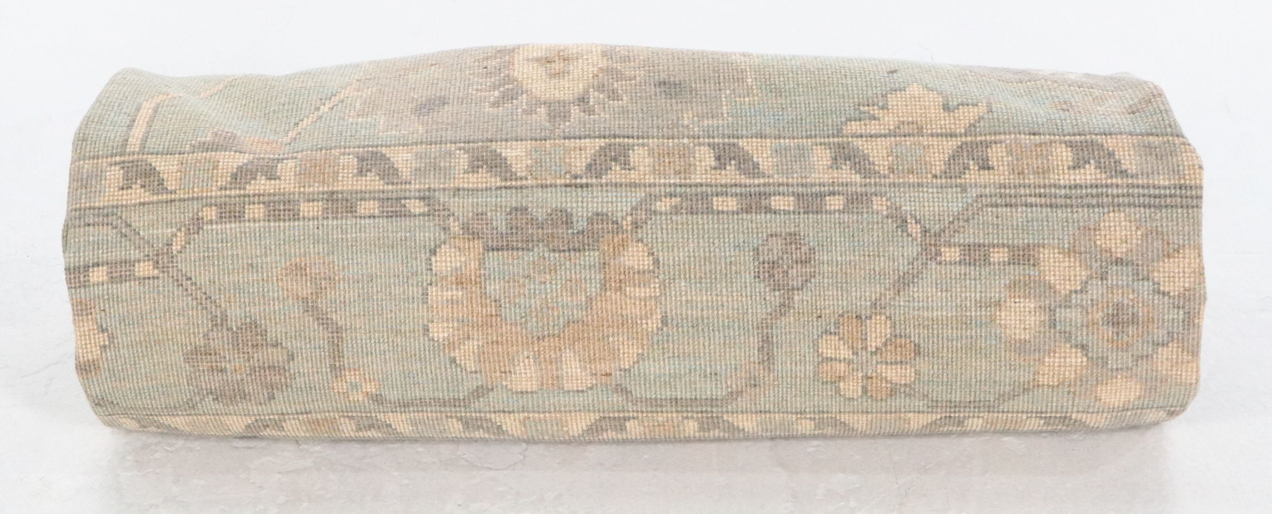 9'3 x 12'1 Hand-Knotted Indo-Turkish Oushak Room-Sized Rug