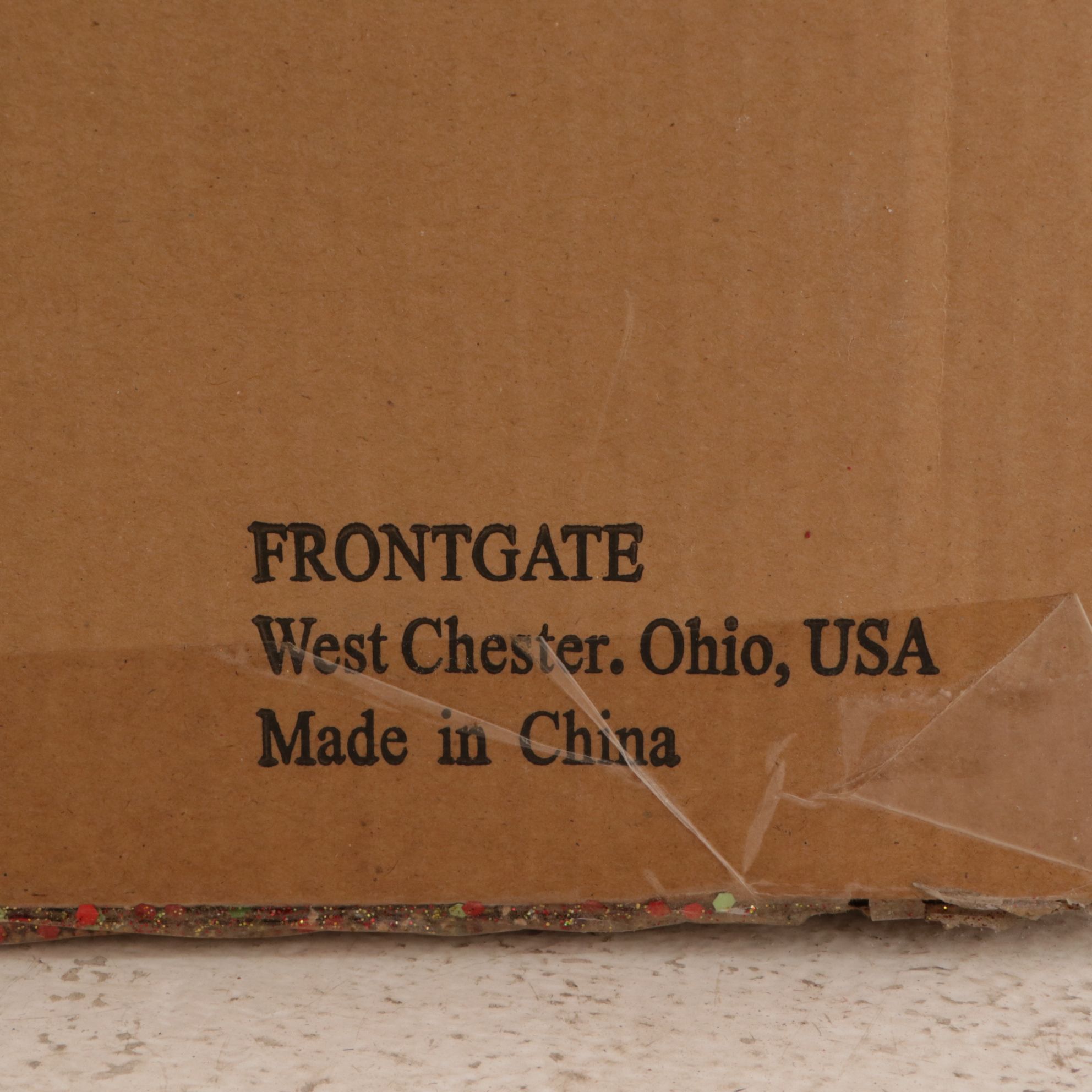 Frontgate "Glad Tidings" 60 in. Mantel Decor