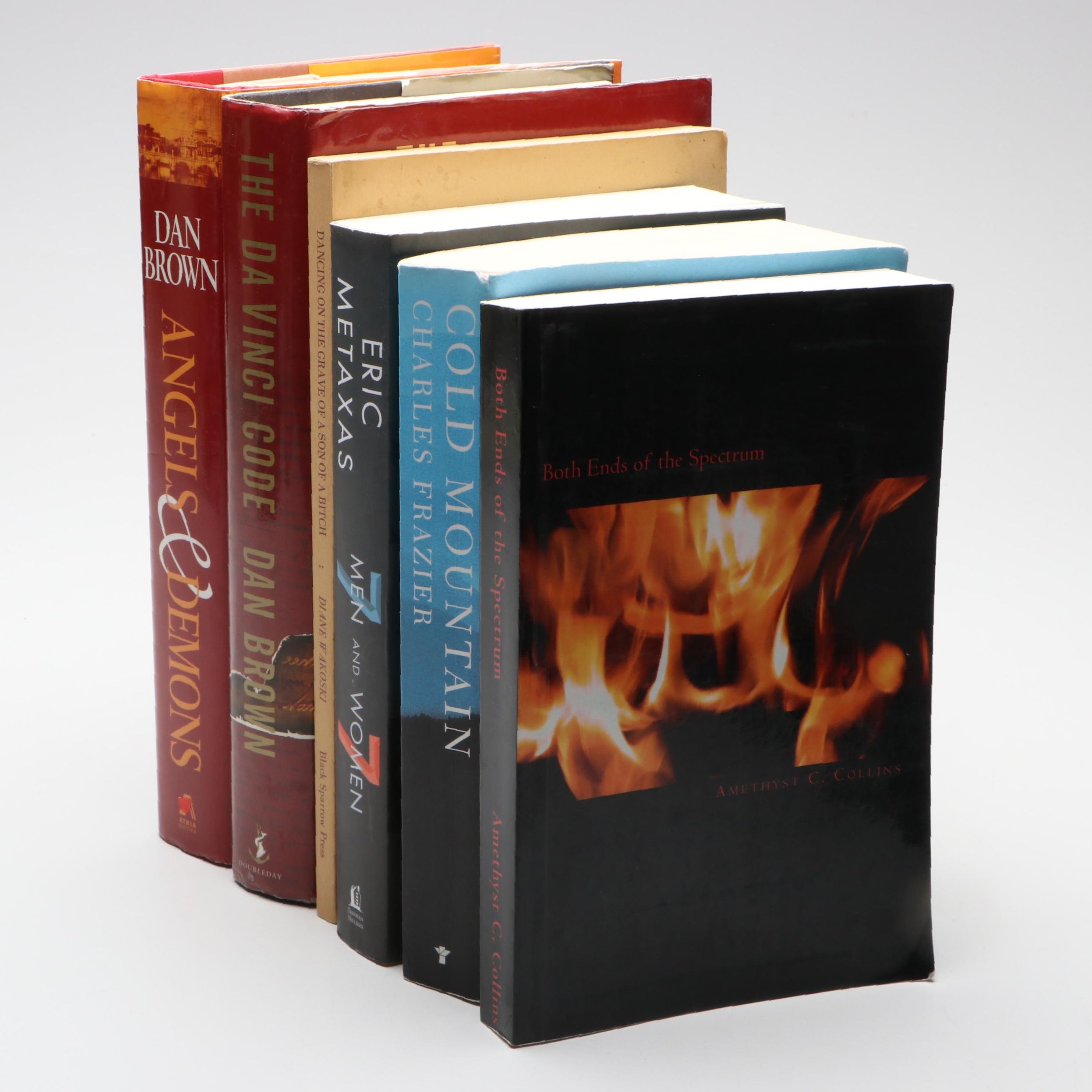 "The Da Vinci Code" and "Angels & Demons" by Dan Brown with Other Books