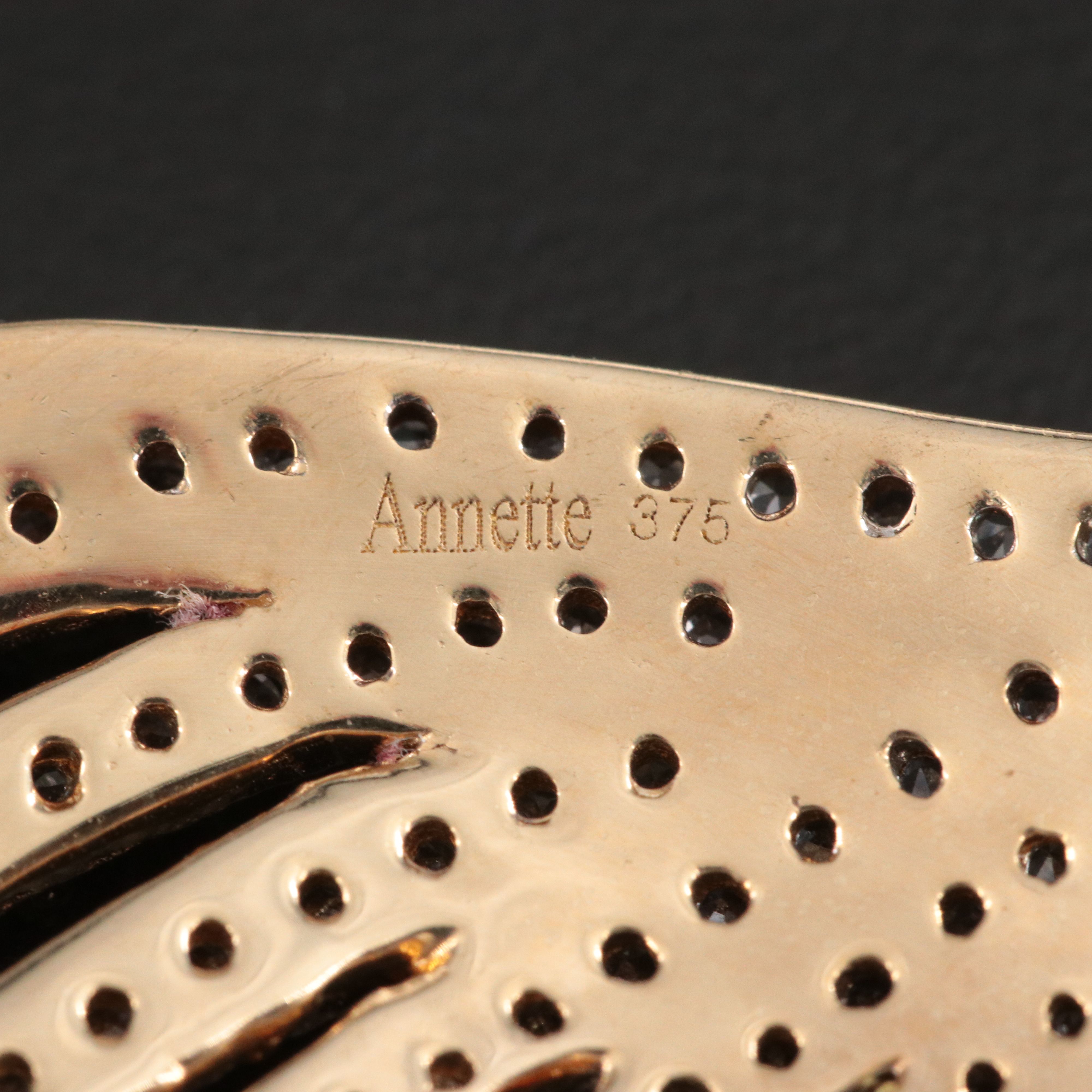 9K Emerald and White Topaz Spray Earrings