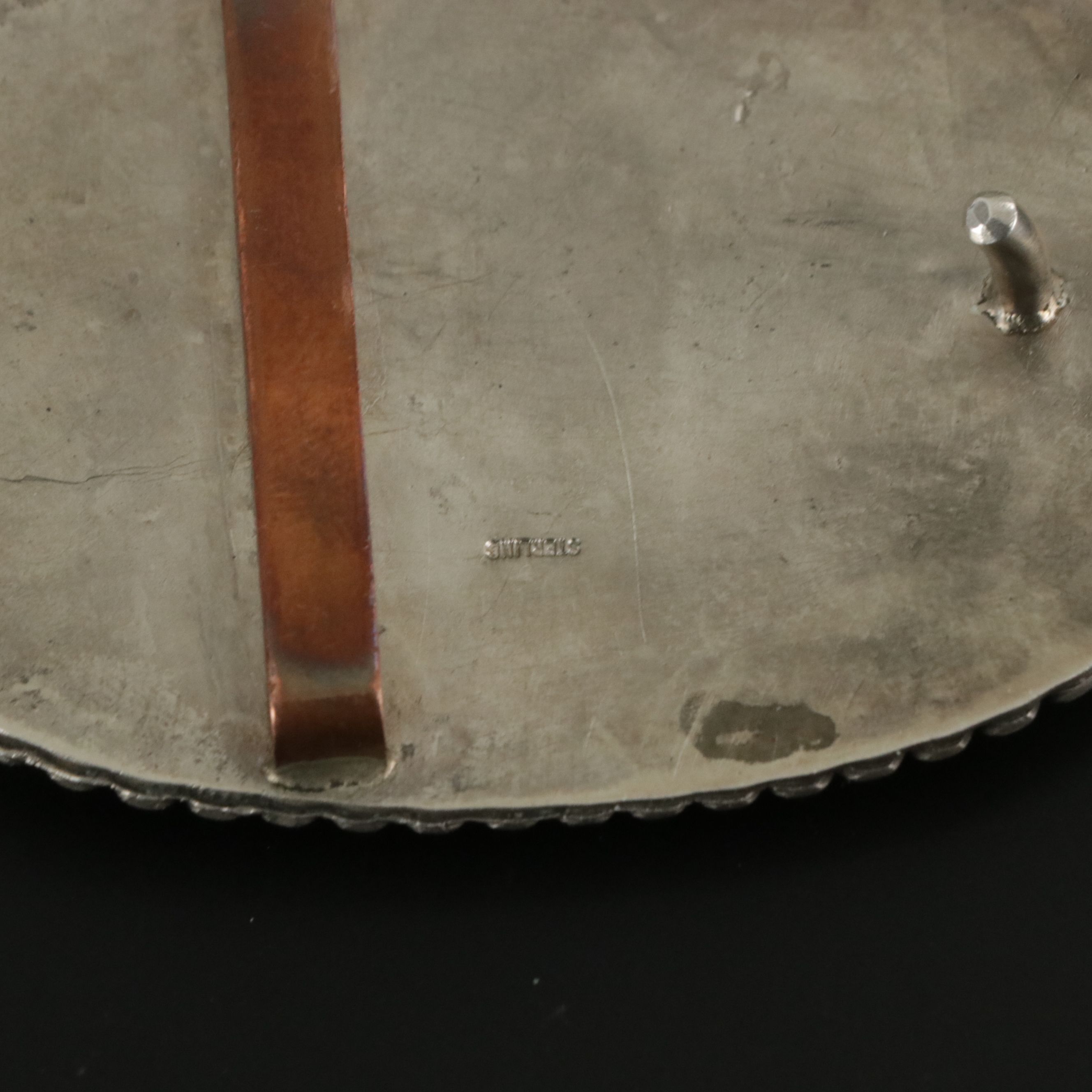 Southwestern Sterling Silver Turquoise Belt Buckle