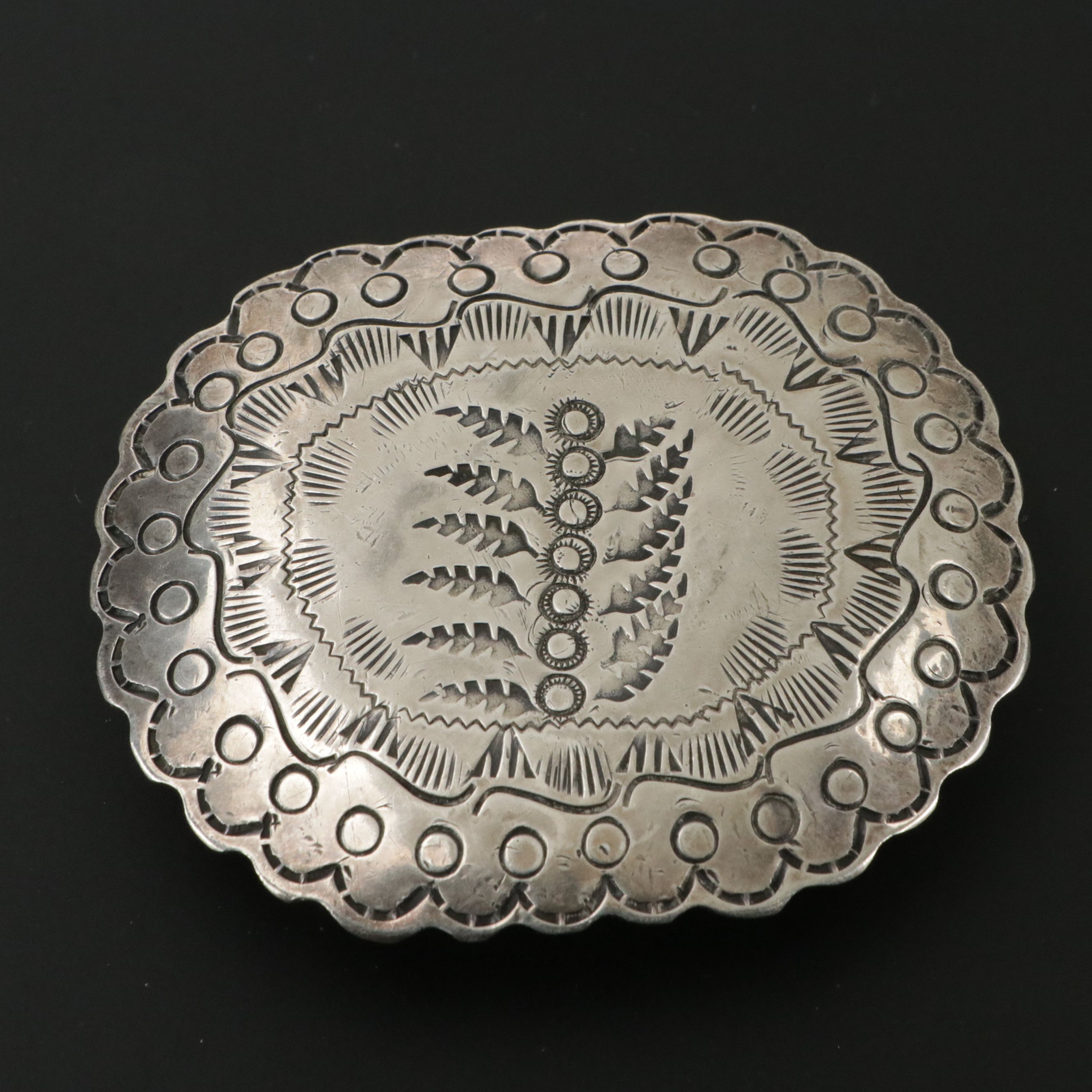 Southwestern Sterling Silver Turquoise Belt Buckles