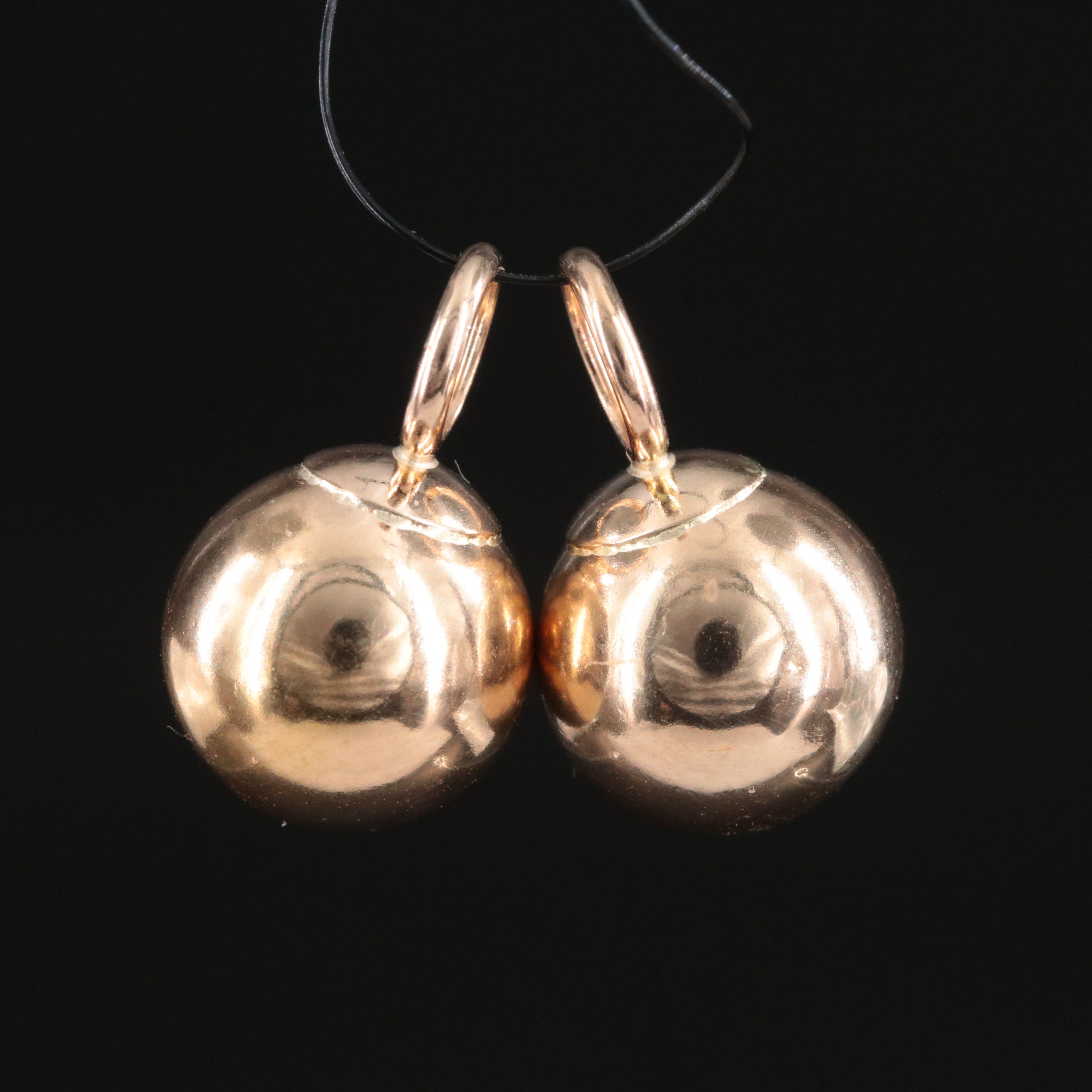 14K Electroformed Earring Enhancers