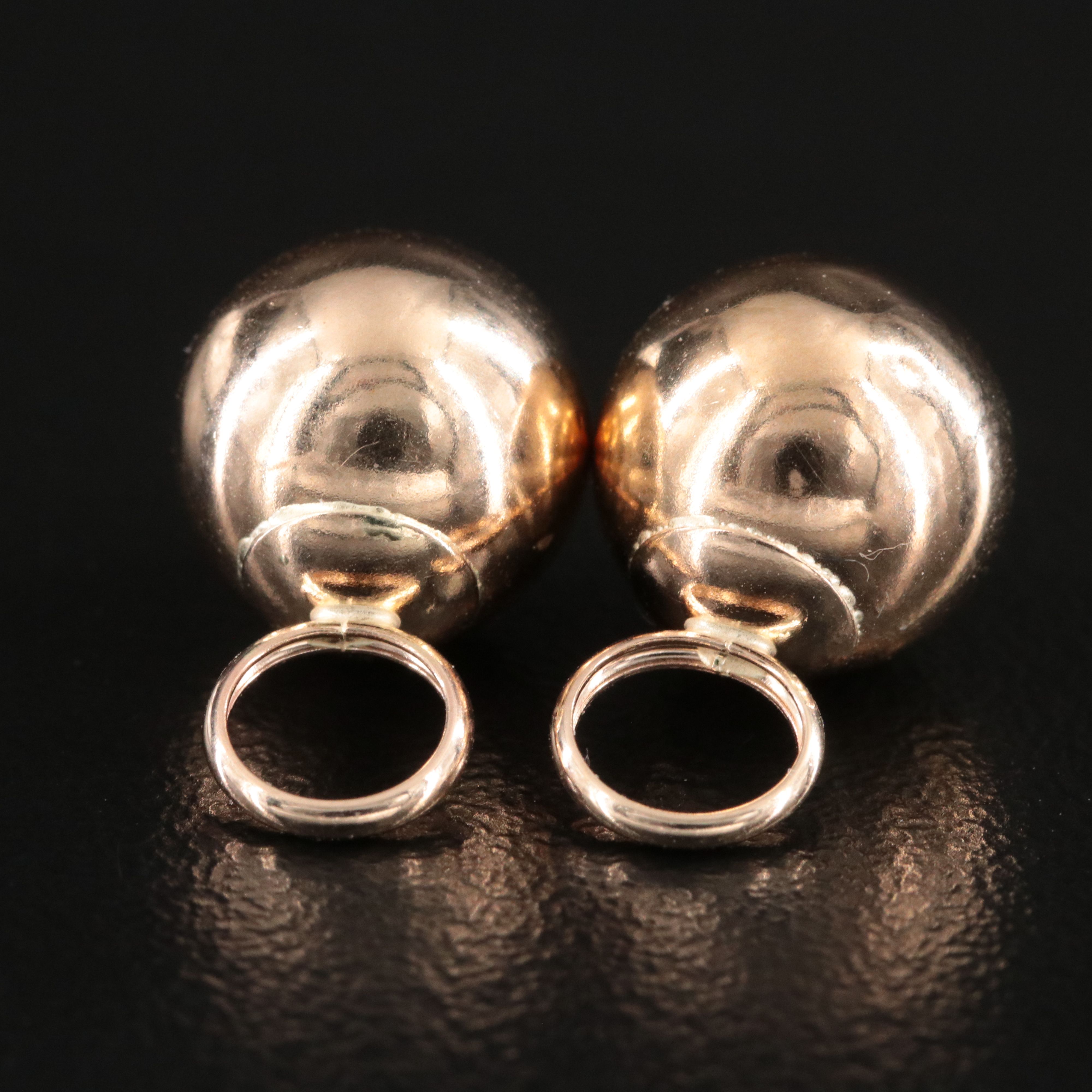 14K Electroformed Earring Enhancers