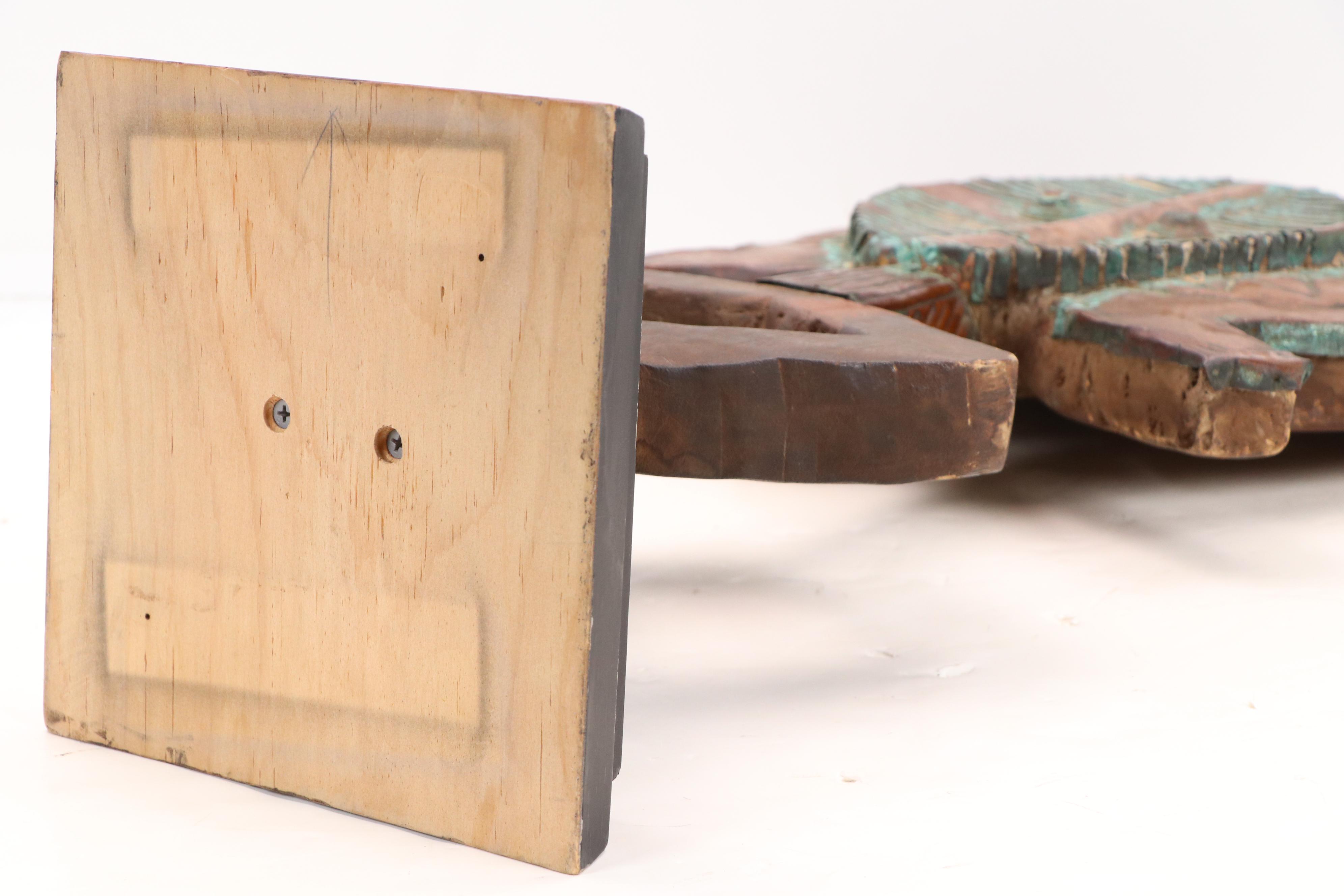 Gabonese Bakota "Mbulu Ngulu" Carved Wood and Copper Ancestor Reliquary