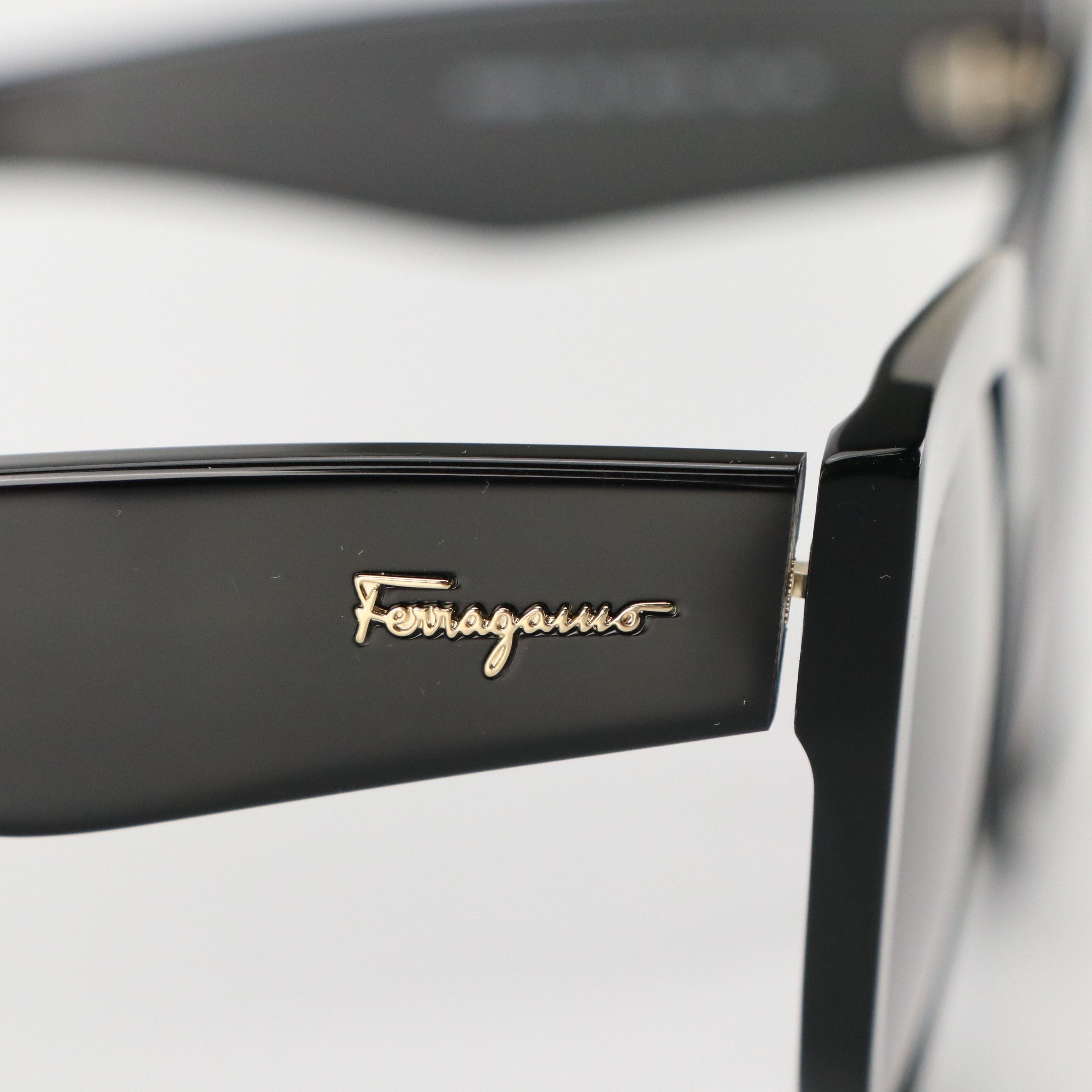 Salvatore Ferragamo SF1061S Black Butterfly Framed Sunglasses with Case & Box