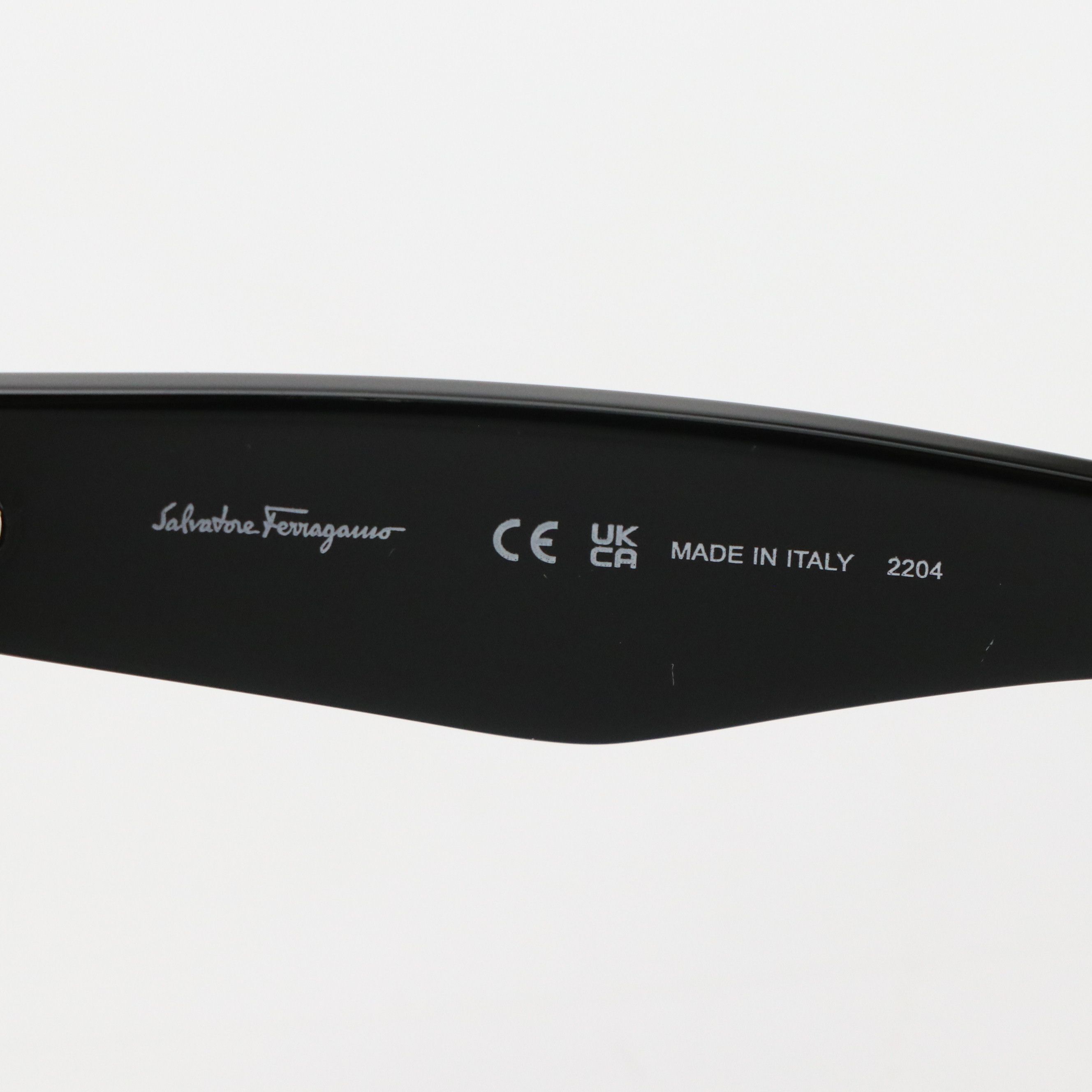 Salvatore Ferragamo SF1061S Black Butterfly Framed Sunglasses with Case & Box