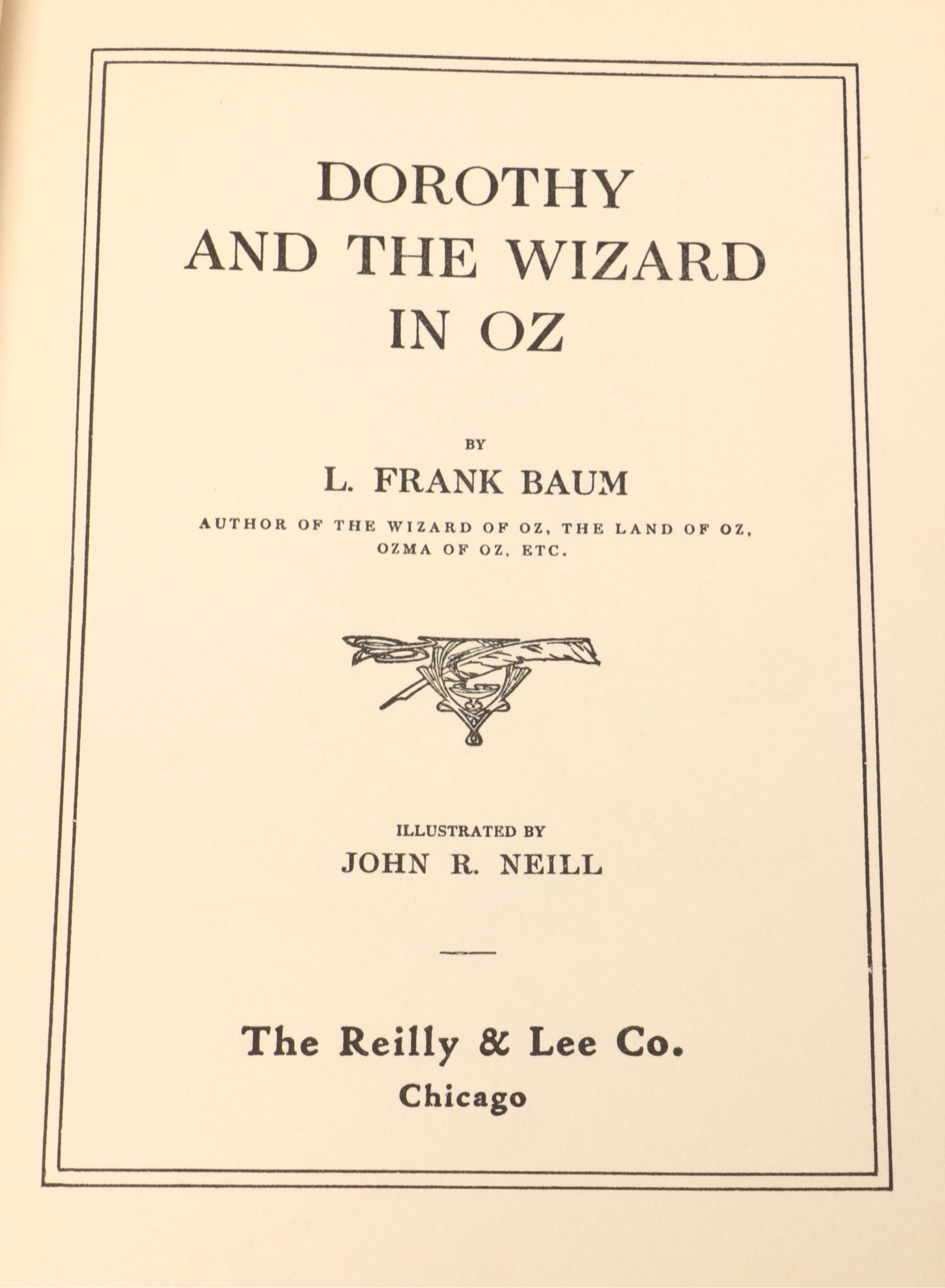 "Dorothy and the Wizard in Oz" by L. Frank Baum with More Oz Books