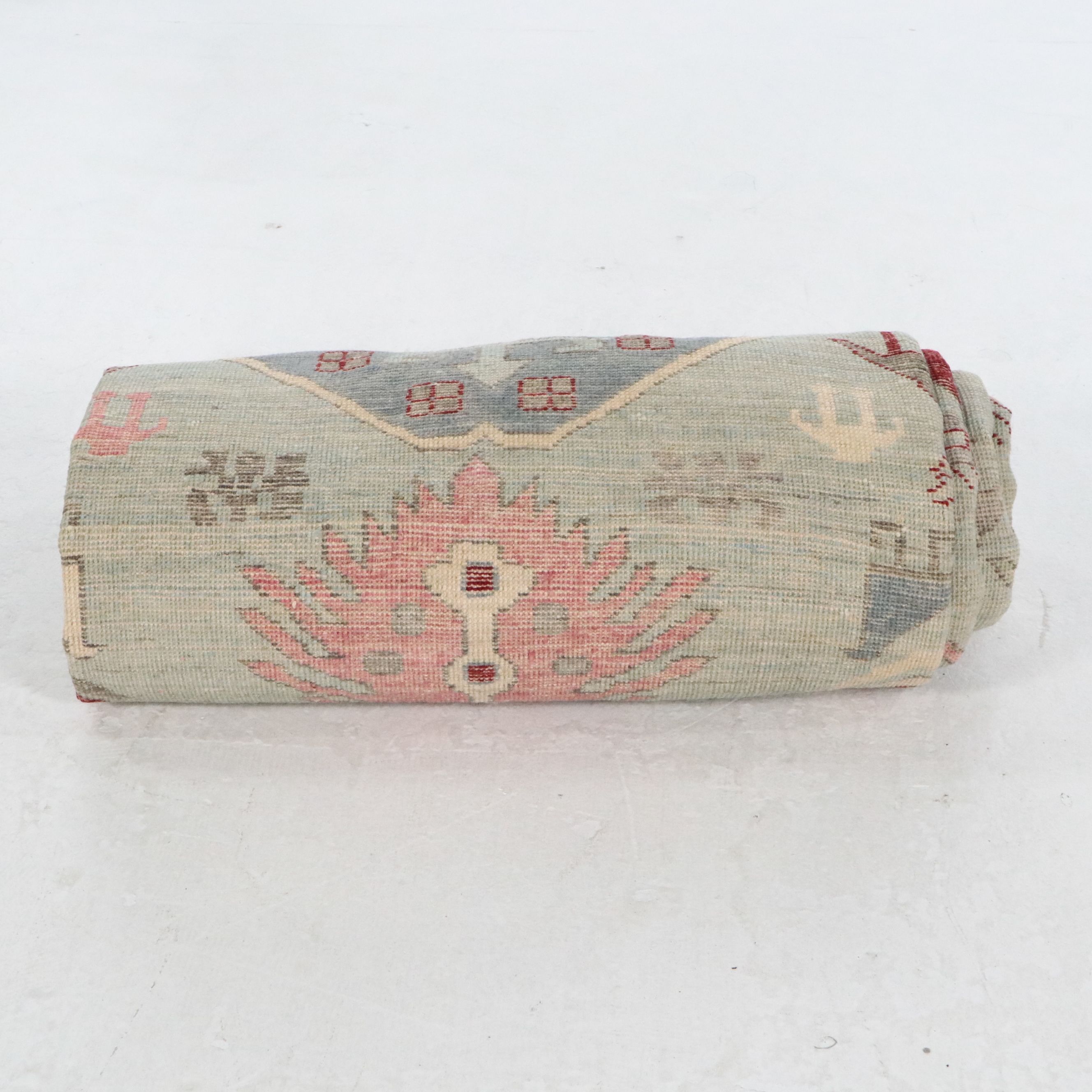 8'11 x 11'11 Hand-Knotted Pakistani Kazak Area Rug