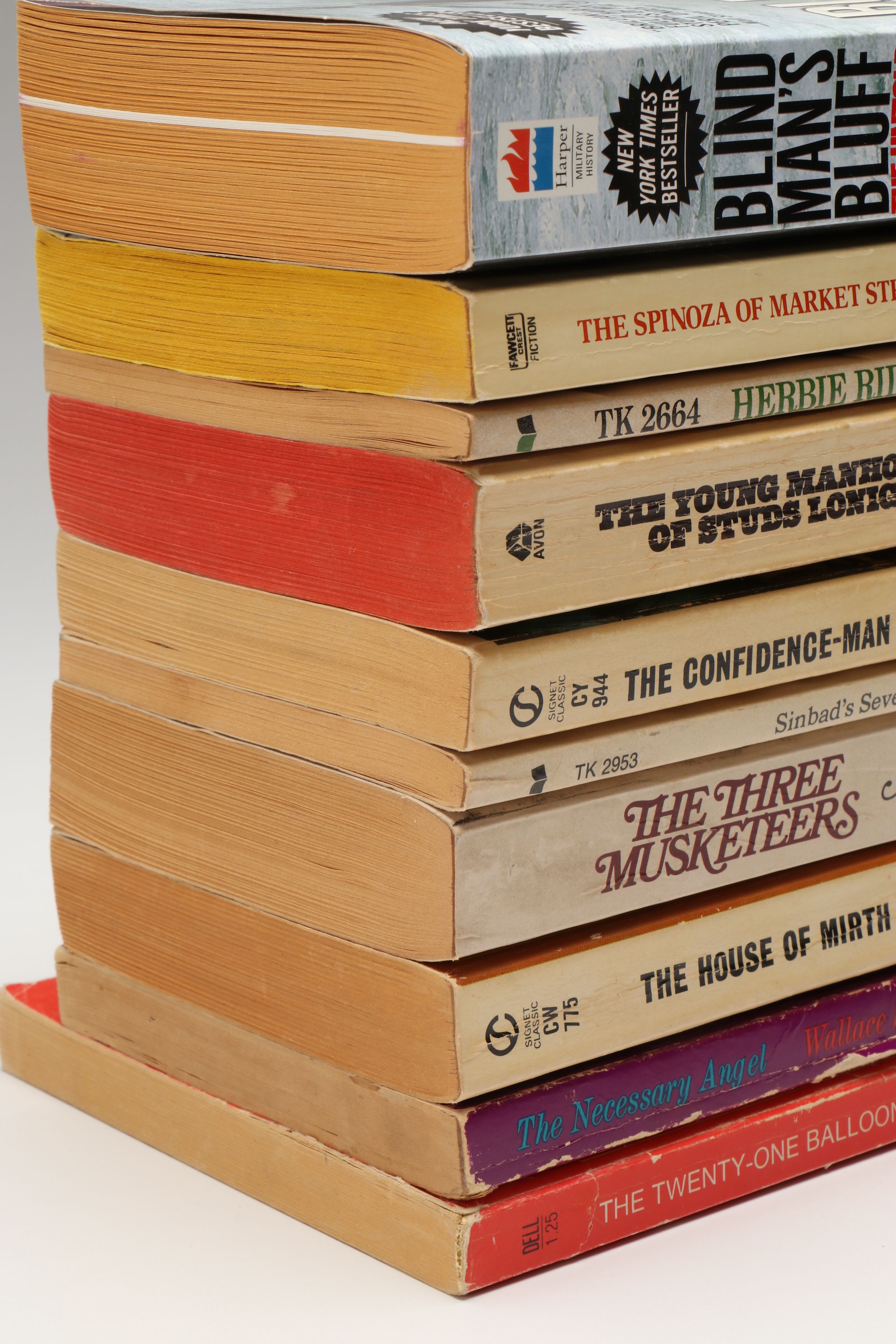 "The Three Musketeers" by Dumas and More Literary Paperbacks, Mid/Late 20th C.