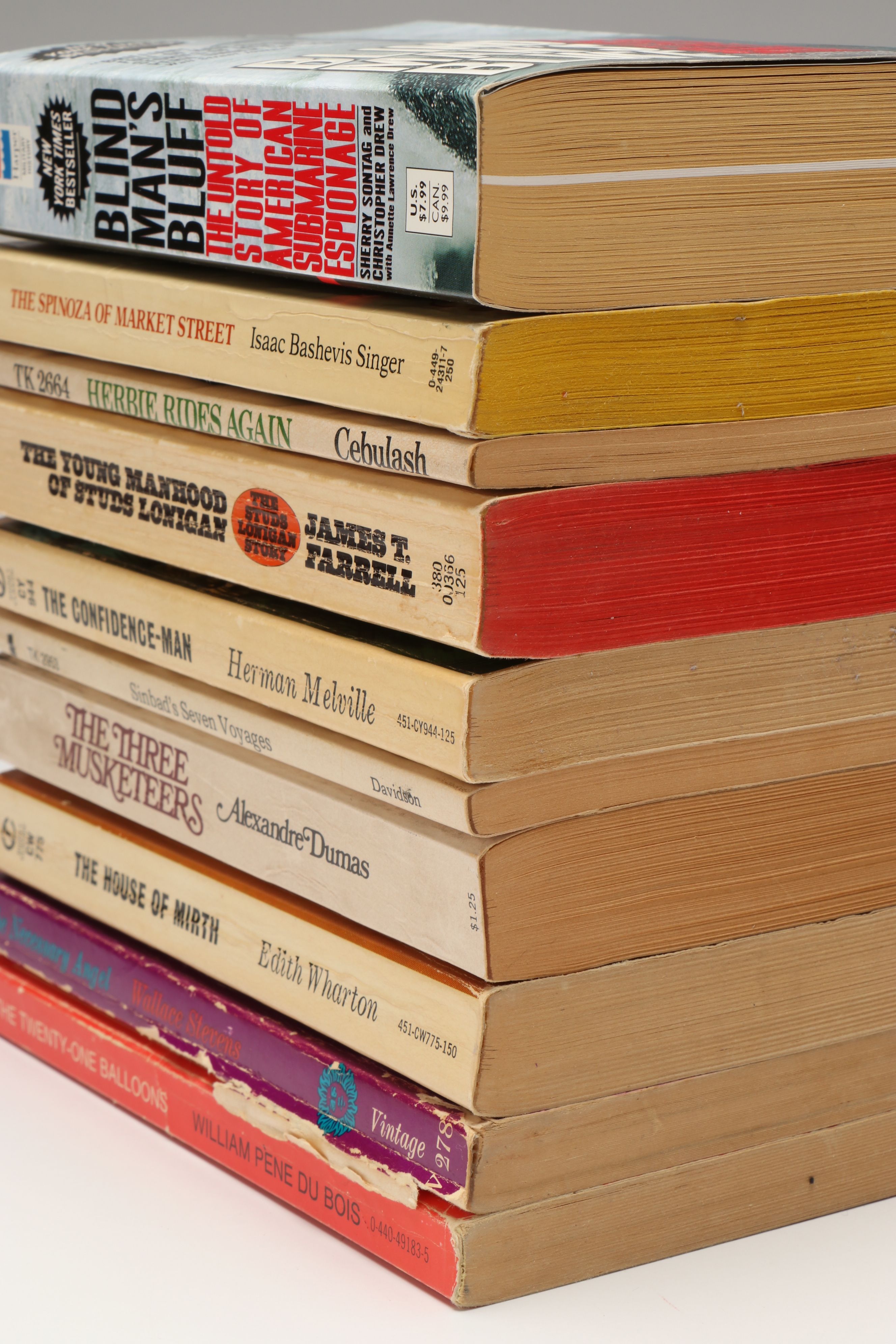 "The Three Musketeers" by Dumas and More Literary Paperbacks, Mid/Late 20th C.