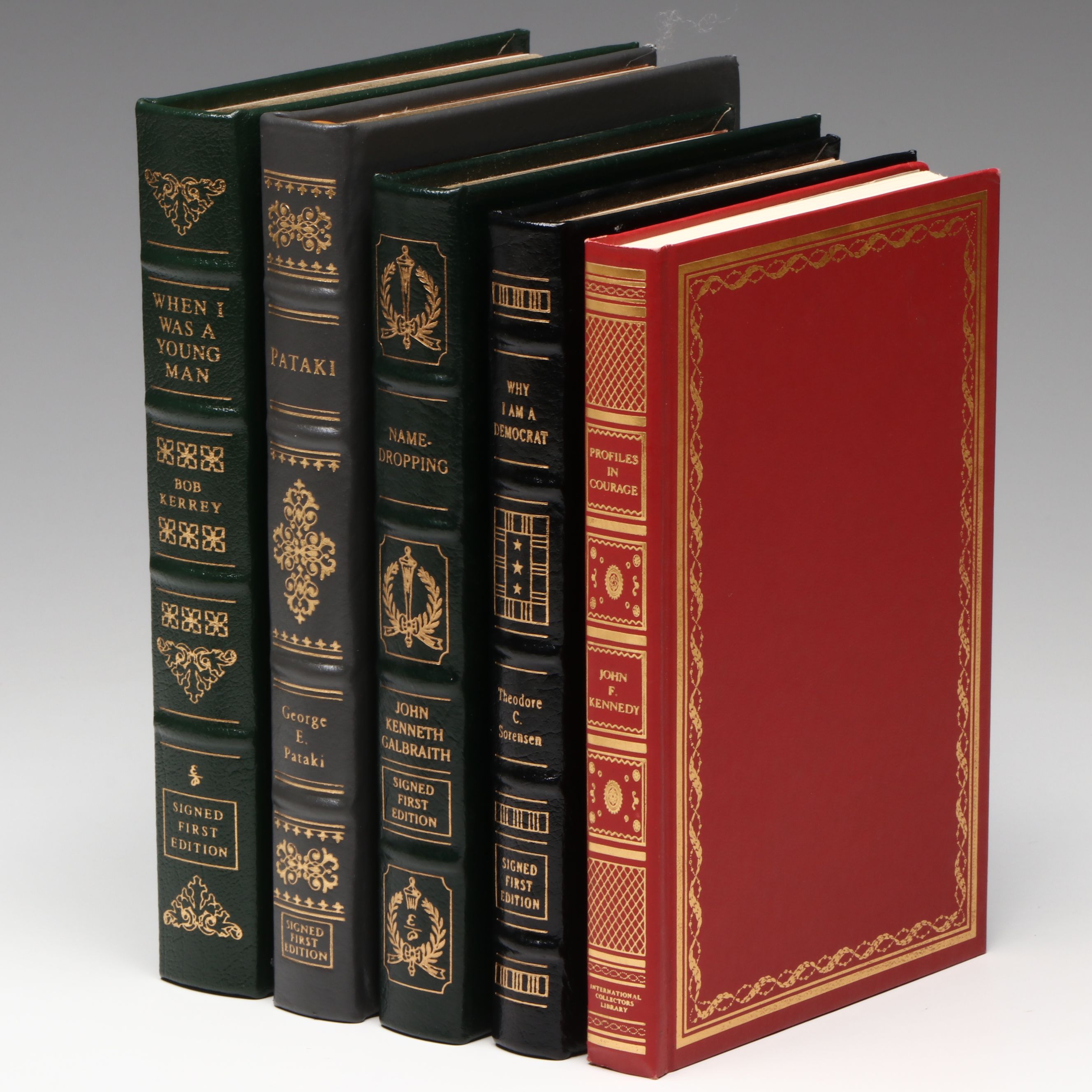 Signed First Edition "When I Was a Young Man" by Bob Kerrey and More Books