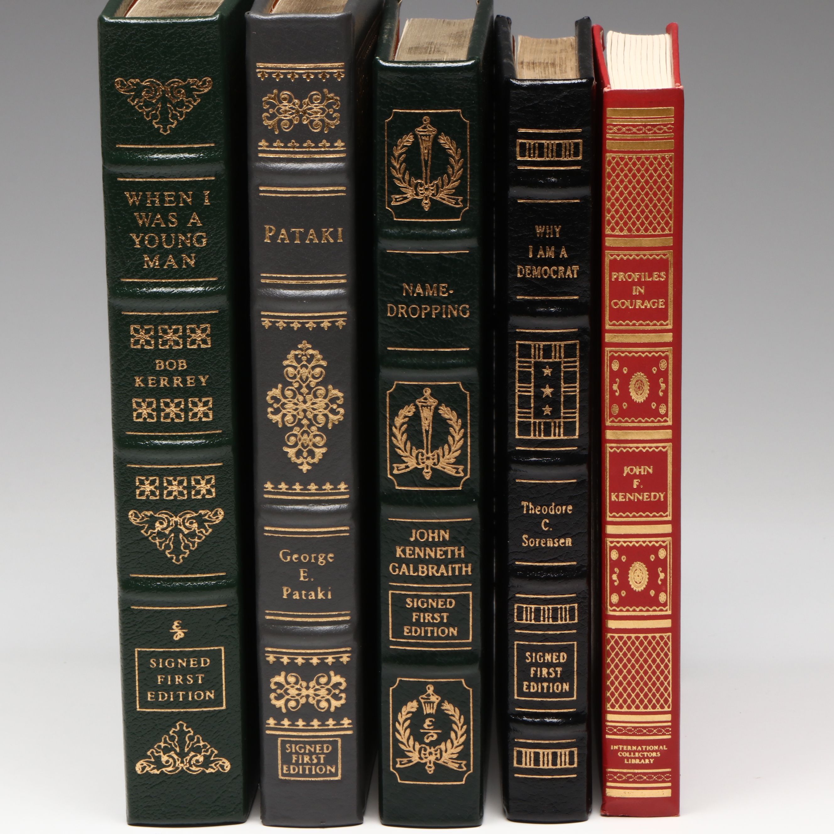 Signed First Edition "When I Was a Young Man" by Bob Kerrey and More Books