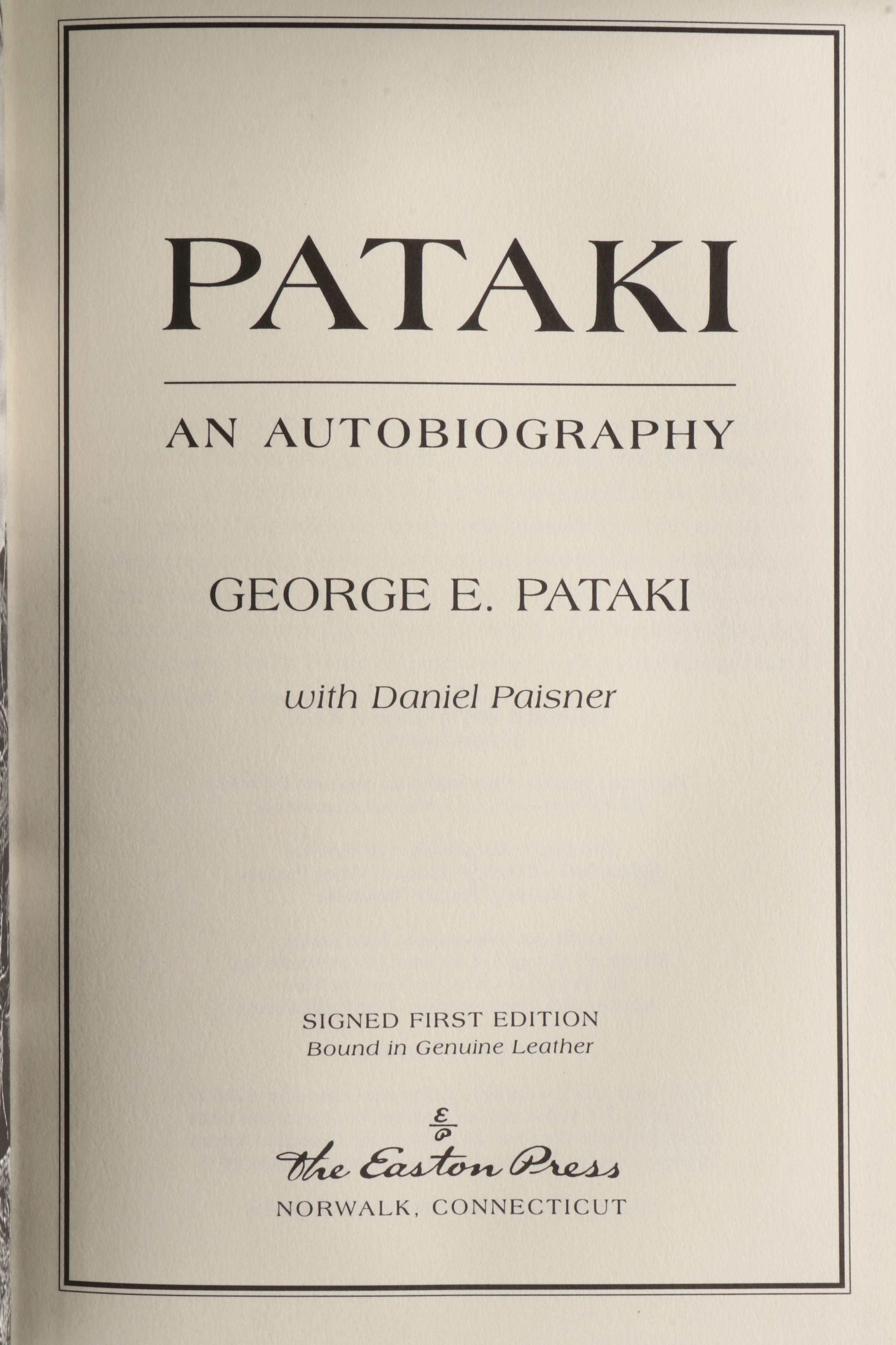 Signed First Edition "When I Was a Young Man" by Bob Kerrey and More Books