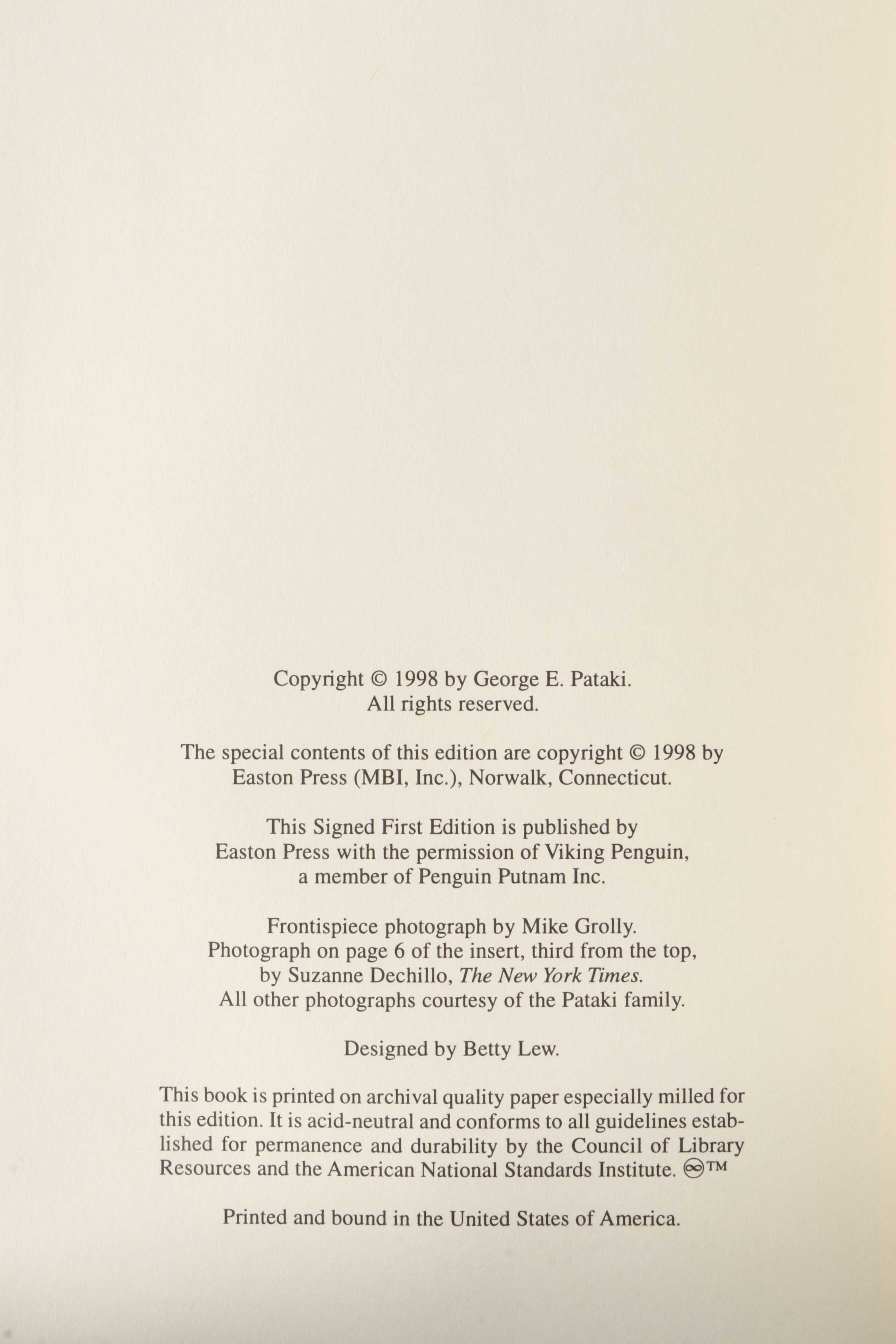 Signed First Edition "When I Was a Young Man" by Bob Kerrey and More Books