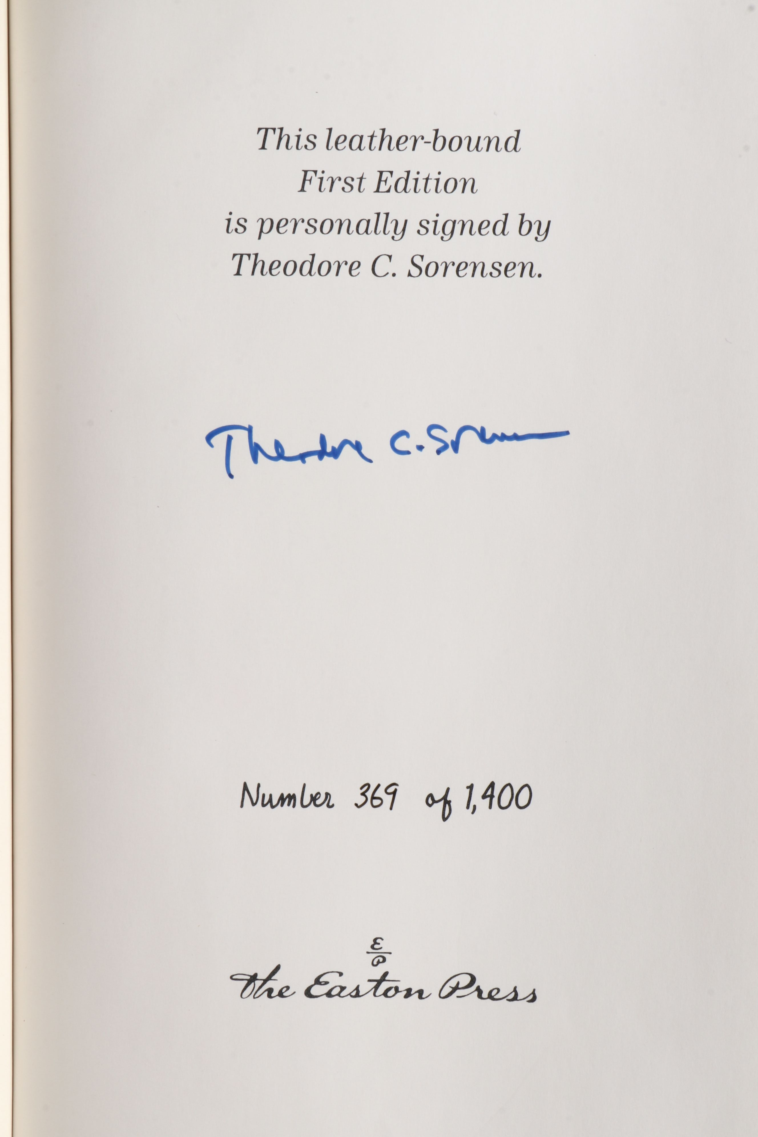 Signed First Edition "When I Was a Young Man" by Bob Kerrey and More Books