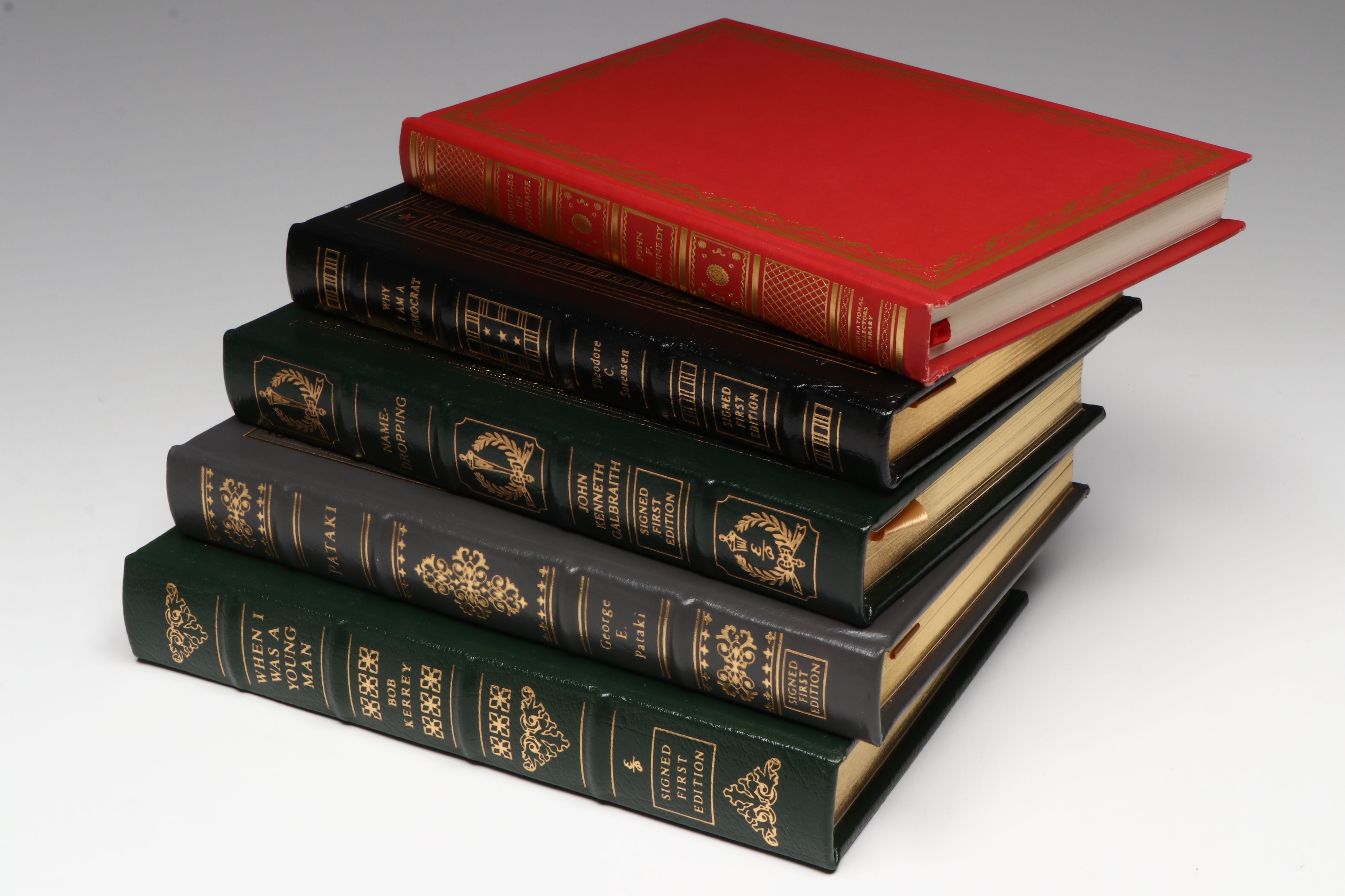 Signed First Edition "When I Was a Young Man" by Bob Kerrey and More Books