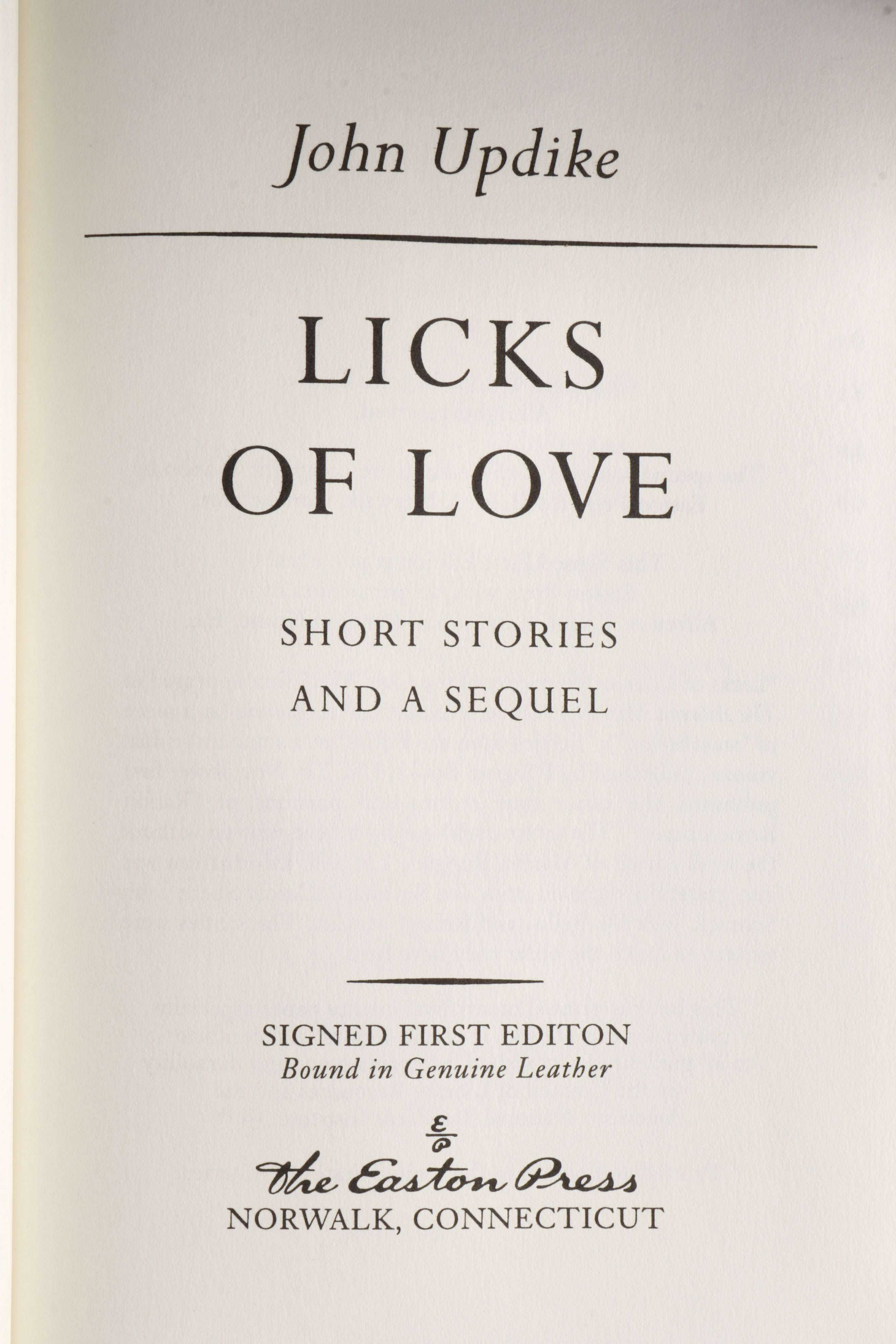 Signed First Edition "Rabbit at Rest" by John Updike and More Books