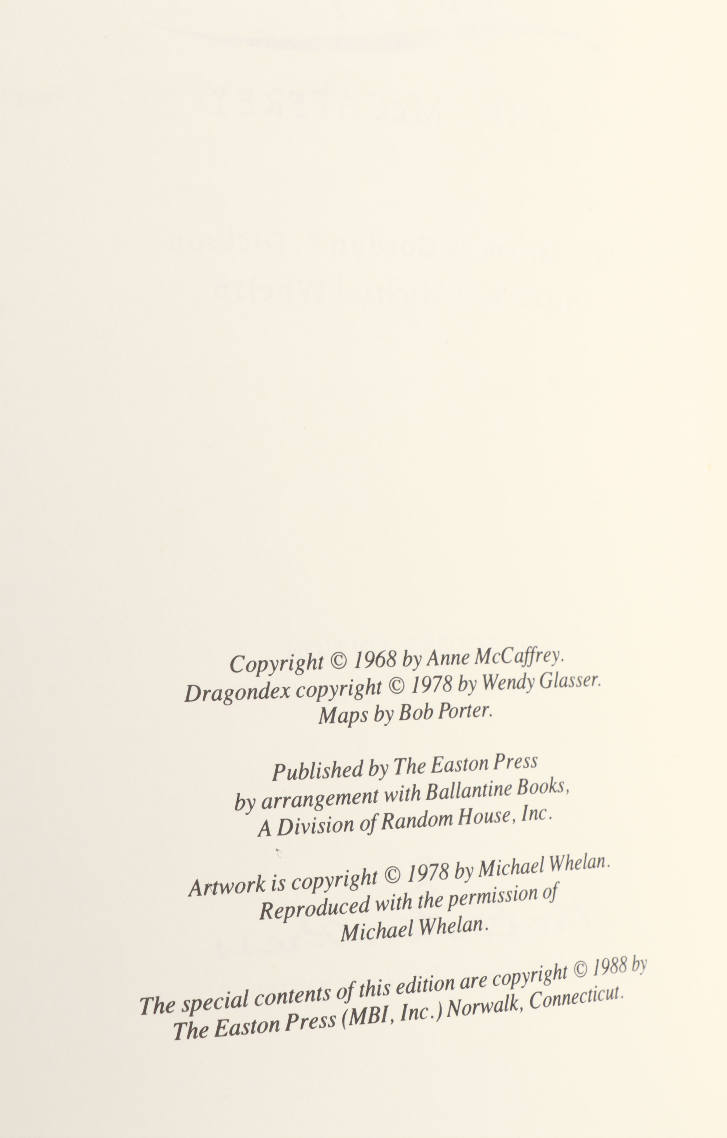 Easton Press "Dragonflight" by Anne McCaffrey and More Science Fiction Books