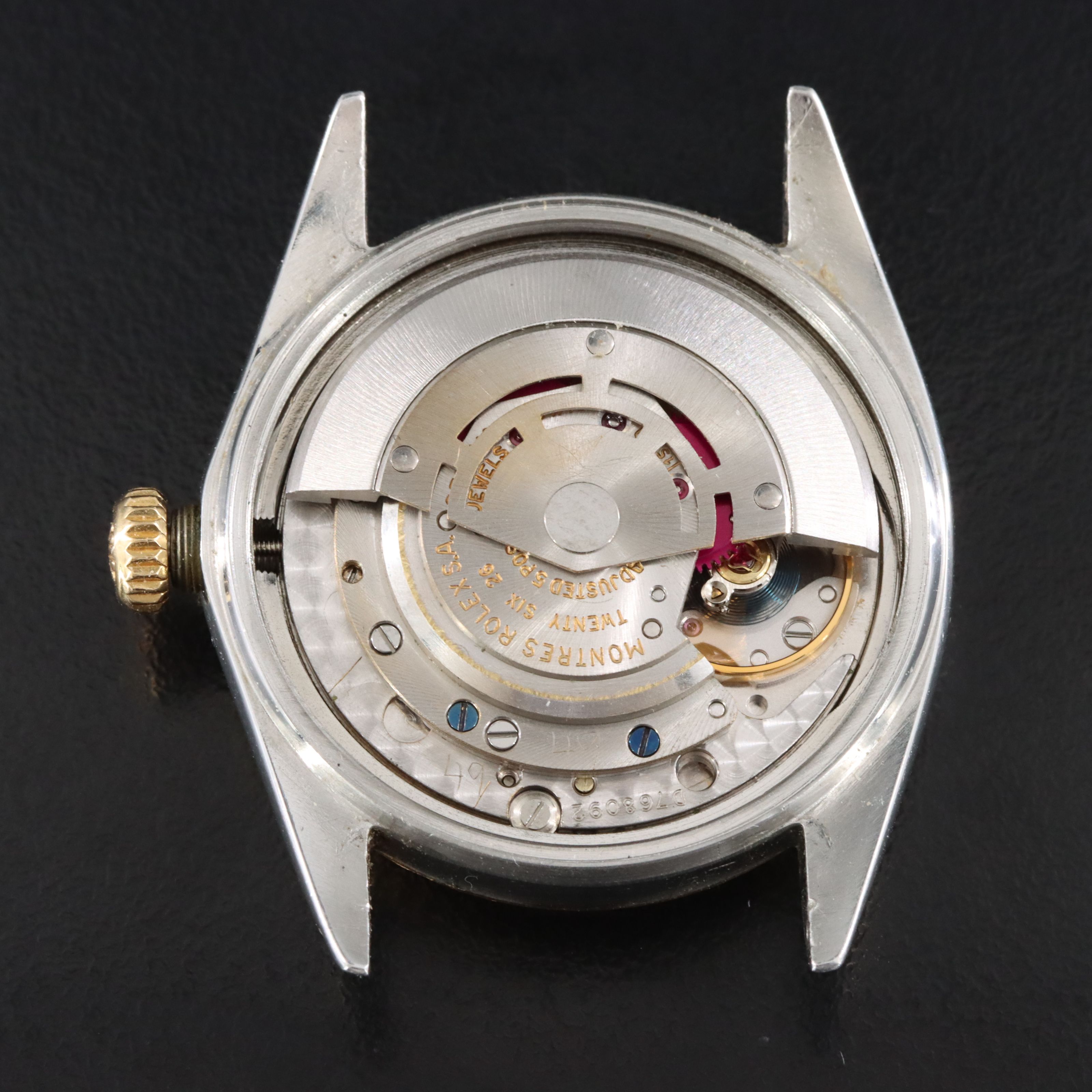 1971 Rolex Linen Dial Custom Band Datejust Watch