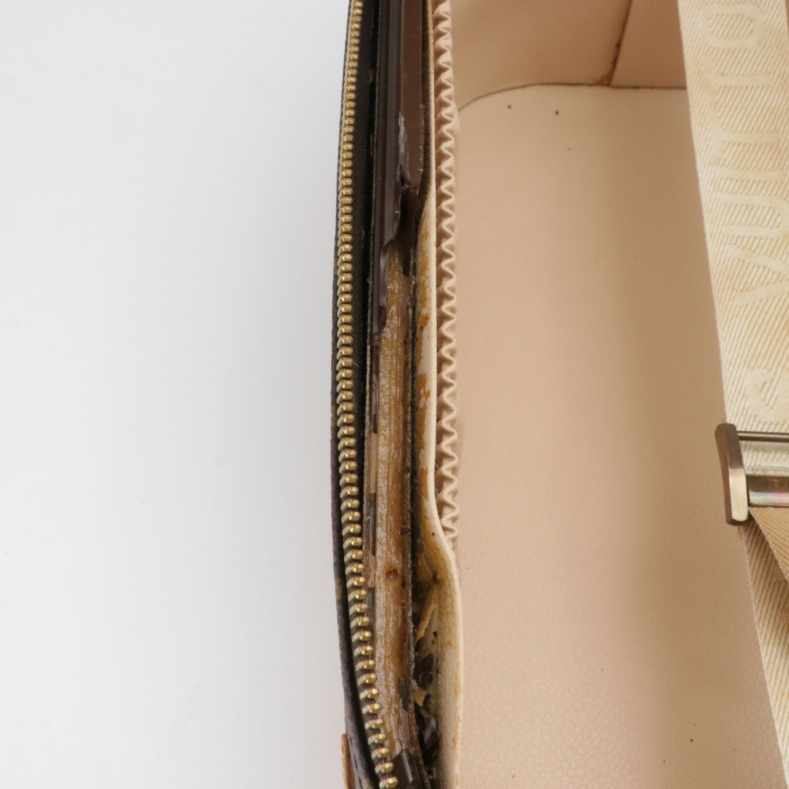 Louis Vuitton Stratos 50 Secret Lock Suitcase in Monogram Canvas and Leather