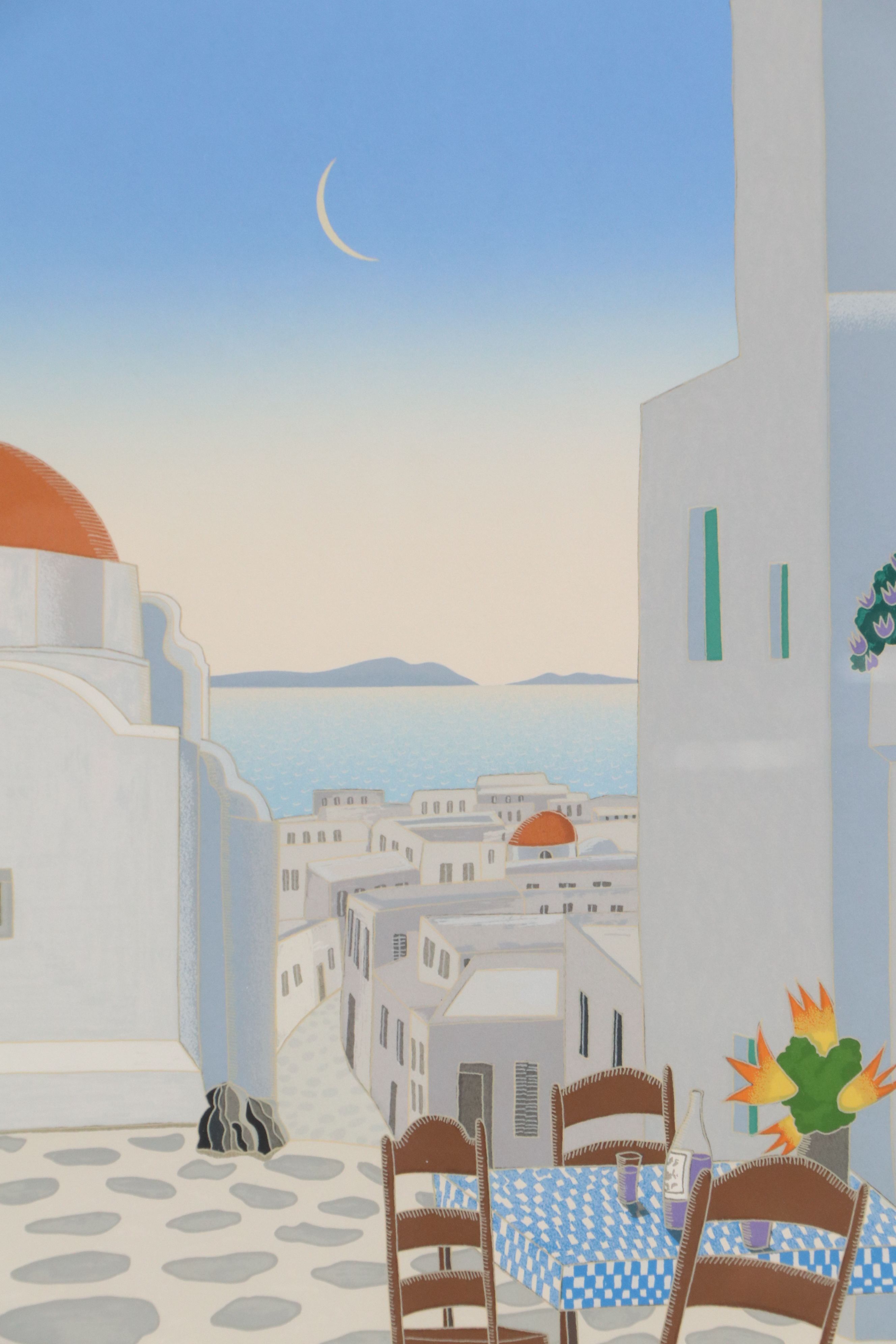 Thomas McKnight Serigraph "Chapel," 1985