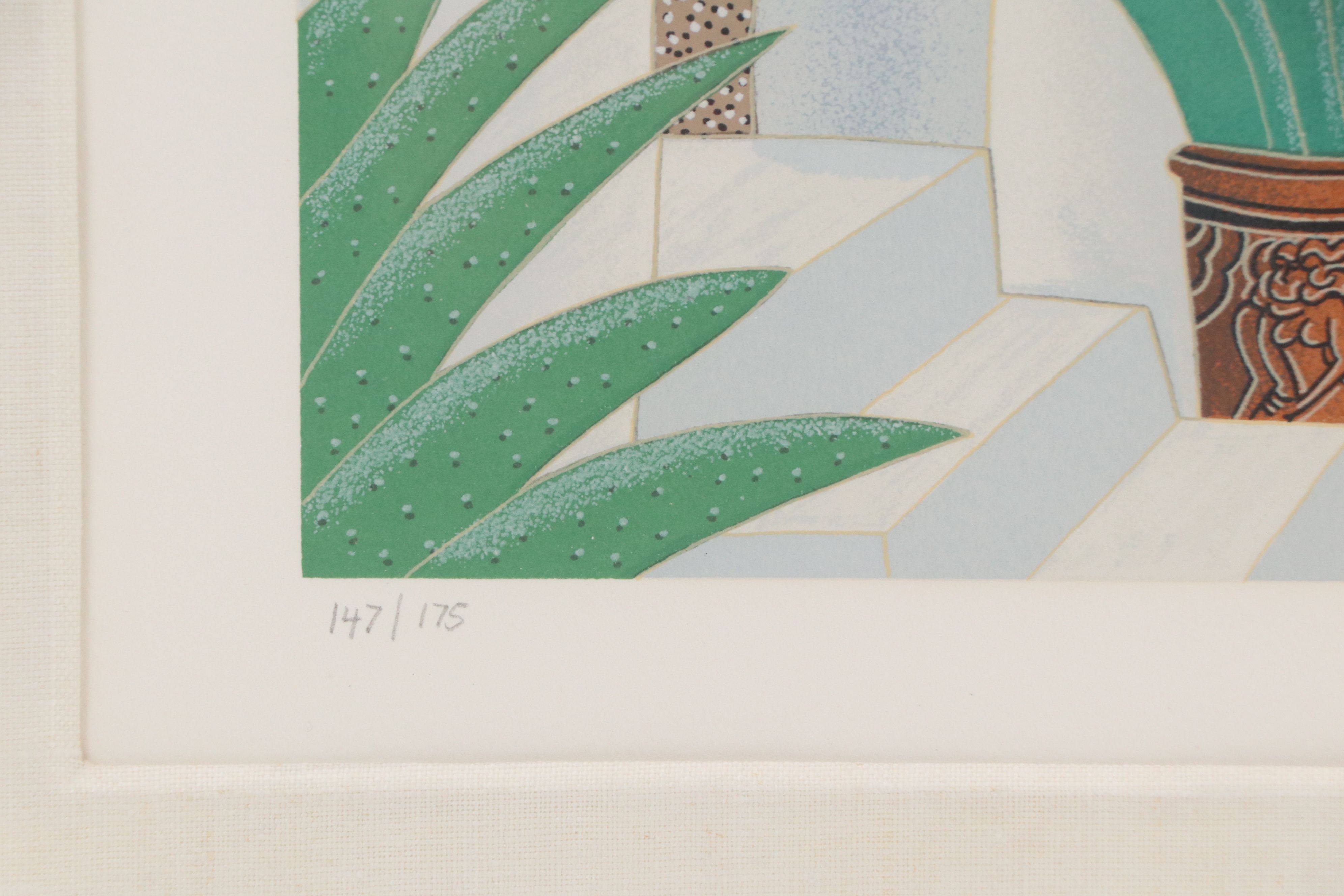 Thomas McKnight Serigraph "Chapel," 1985