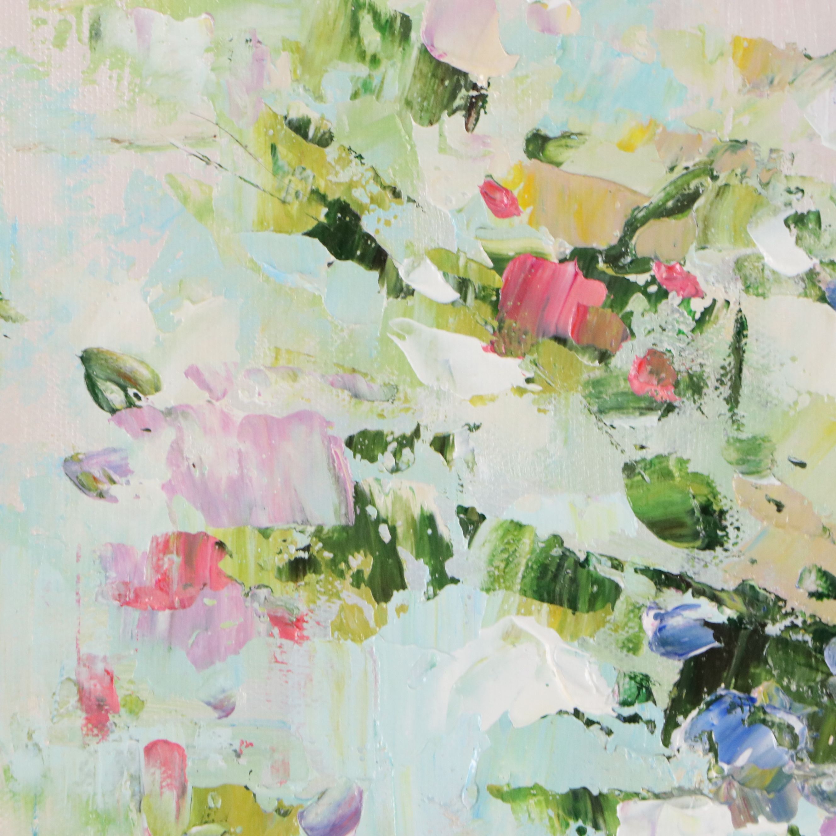 Ping Abstract Landscape Oil Painting, 21st Century