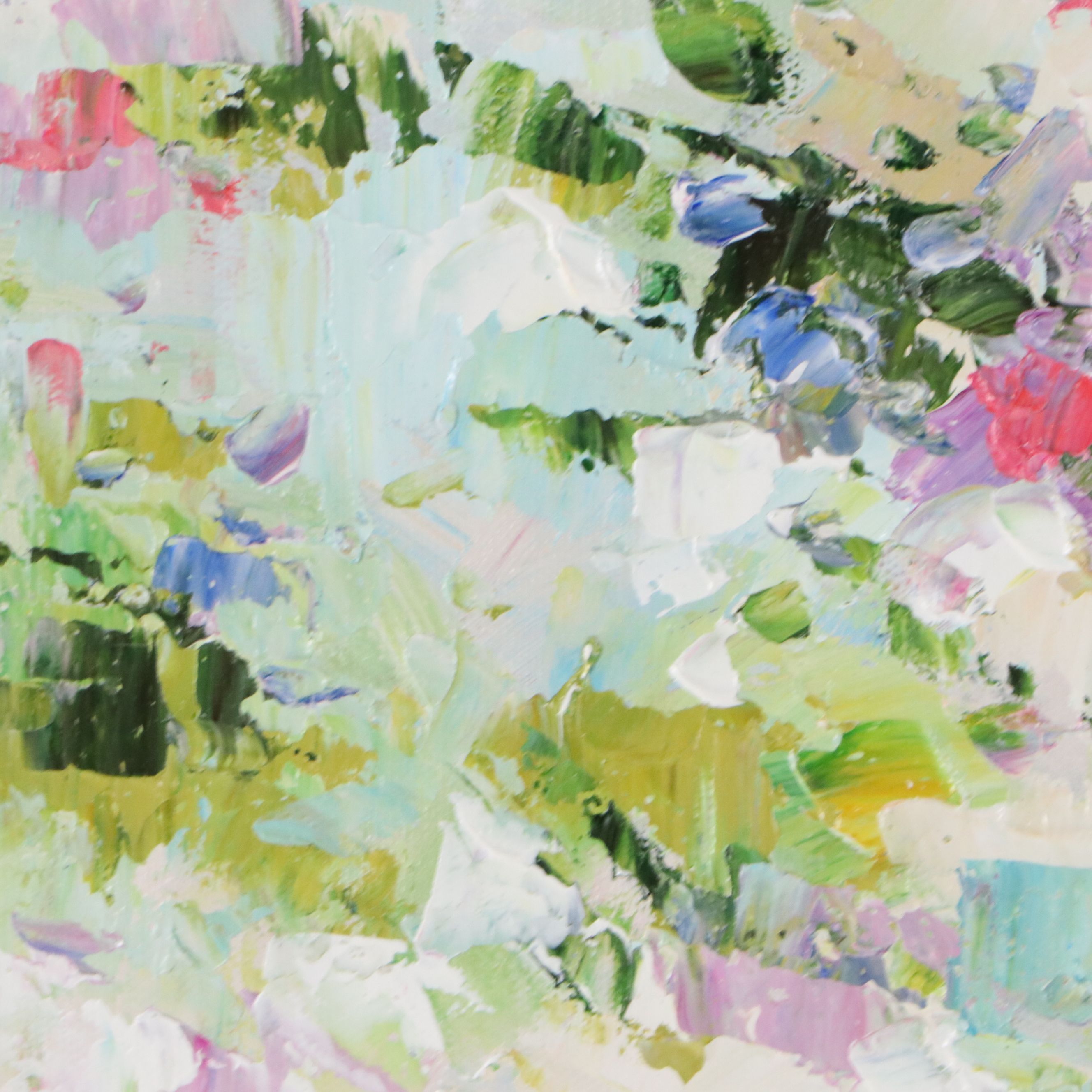 Ping Abstract Landscape Oil Painting, 21st Century