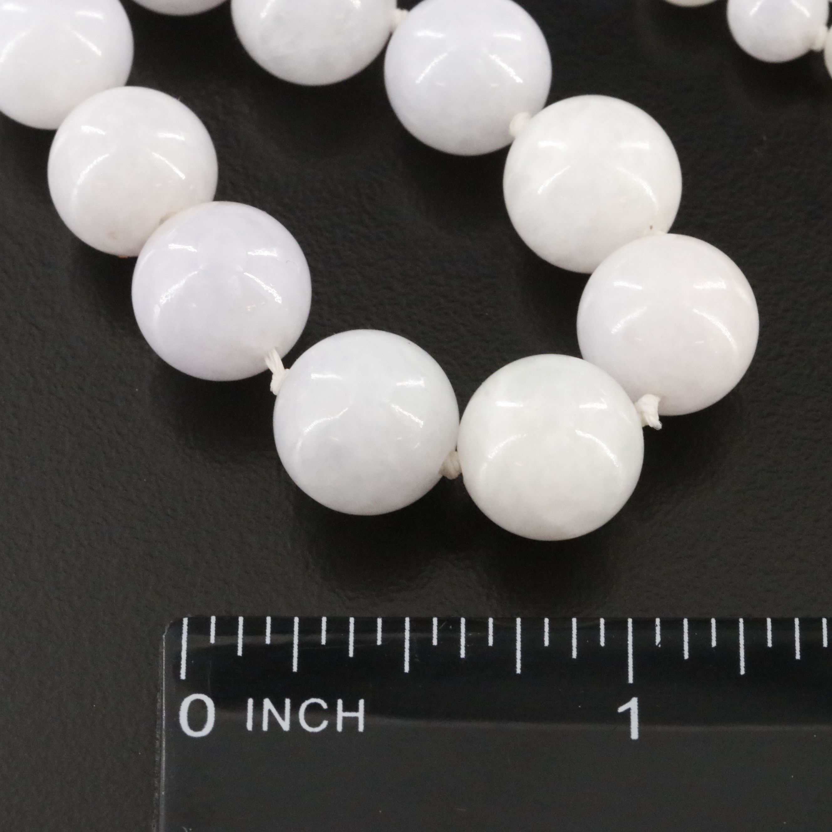 Jadeite Graduated Necklace with 14K Clasp