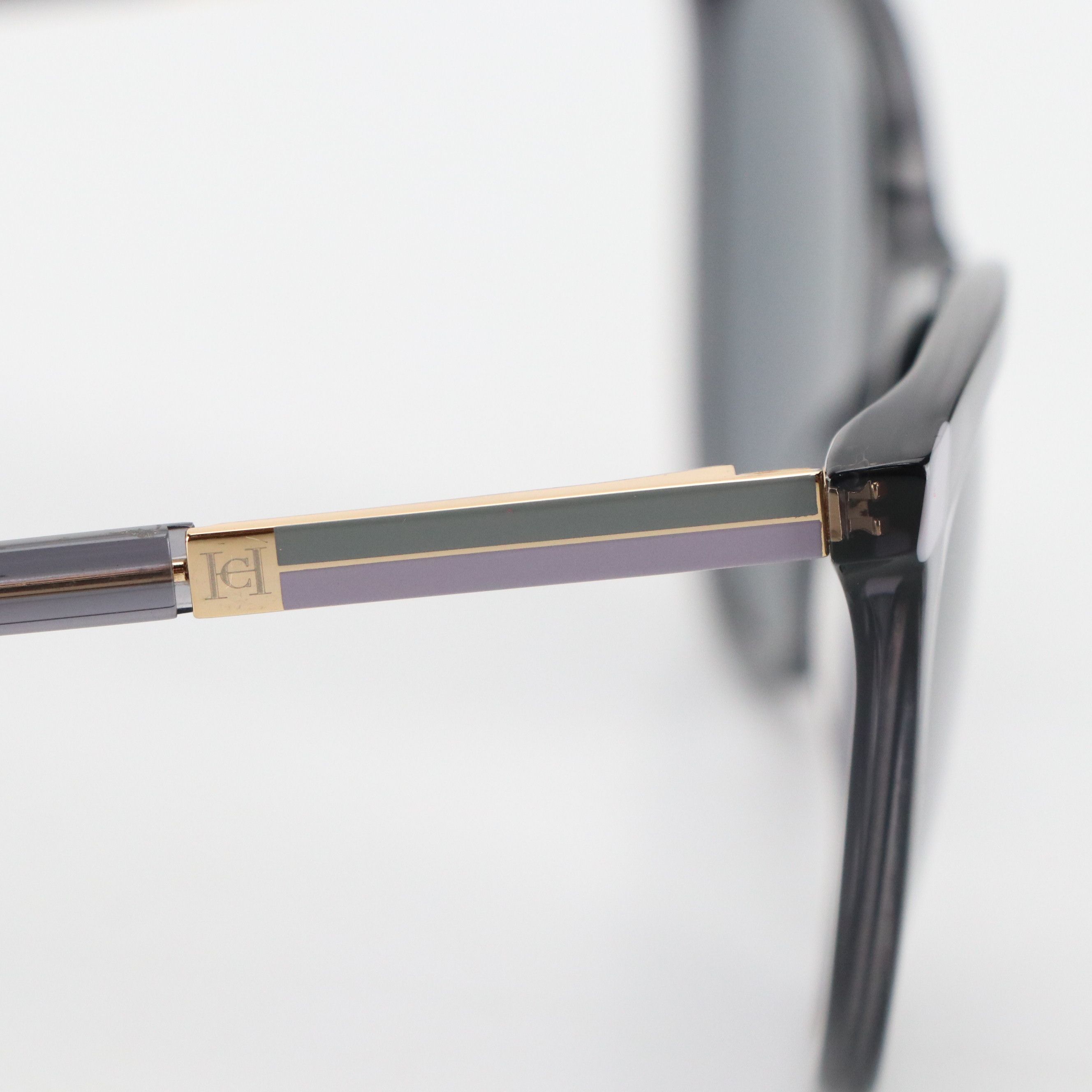 Carolina Herrera HER 0141/S ZLPIR Grey/Violet Cat Eye Sunglasses, With Case