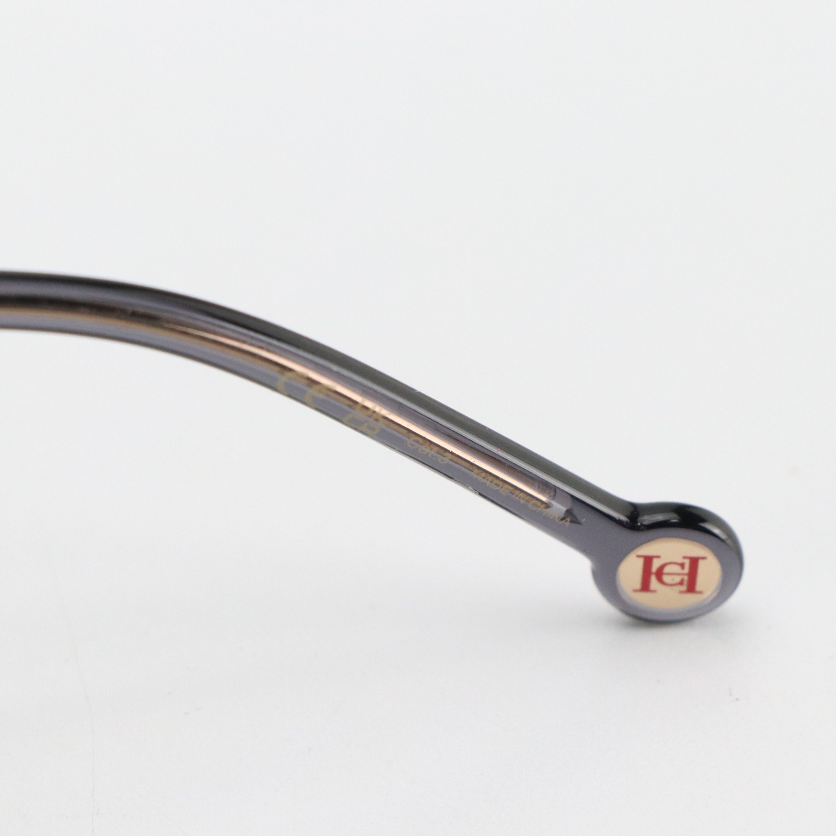 Carolina Herrera HER 0141/S ZLPIR Grey/Violet Cat Eye Sunglasses, With Case