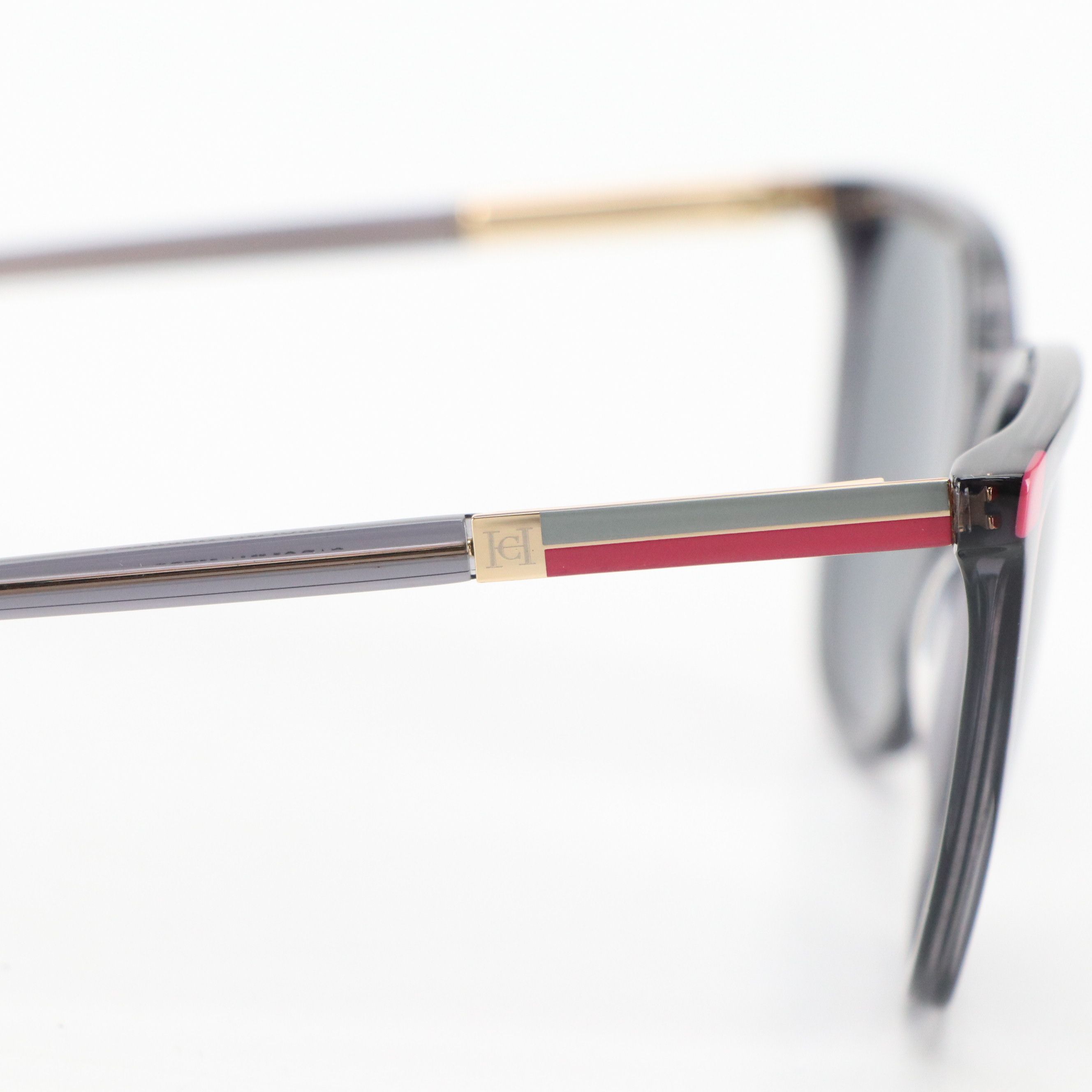 Carolina Herrera HER 0140/S 7HHIR Grey/Pink Square Sunglasses, With Case