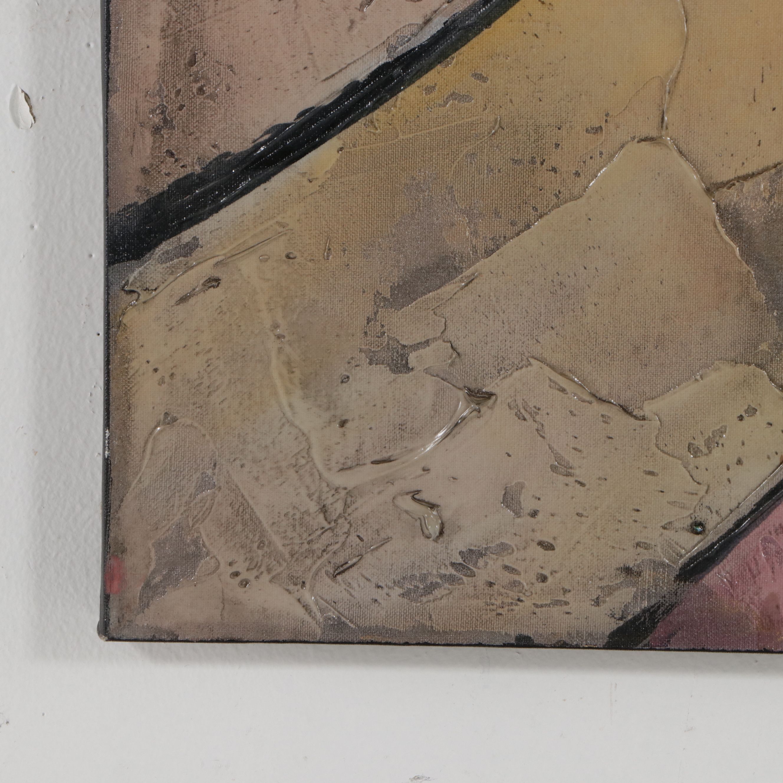 Z. Vogt Abstract Geometric Acrylic Painting