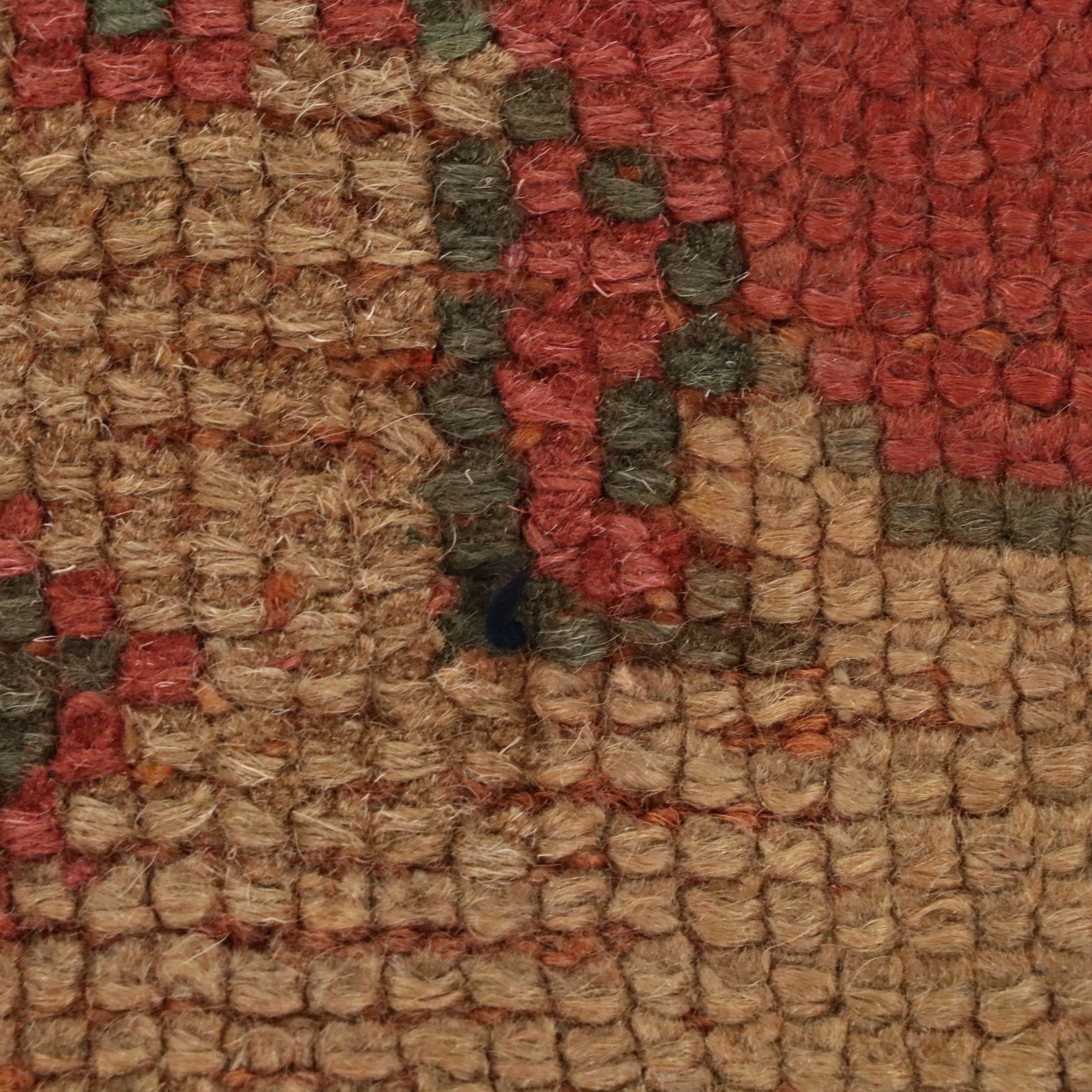 6'10 x 12'7 Hand-Knotted Turkish Oushak Area Rug