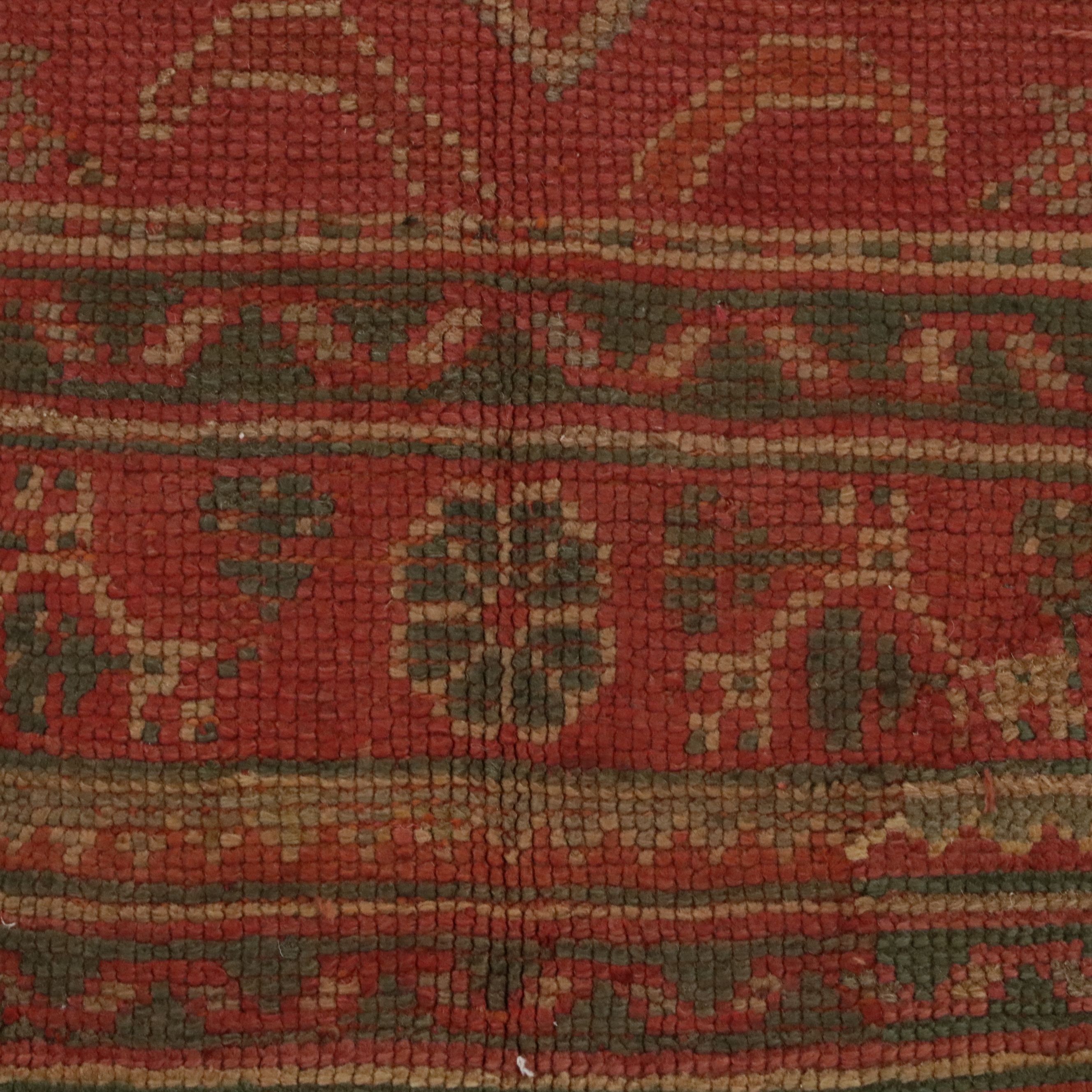 6'10 x 12'7 Hand-Knotted Turkish Oushak Area Rug