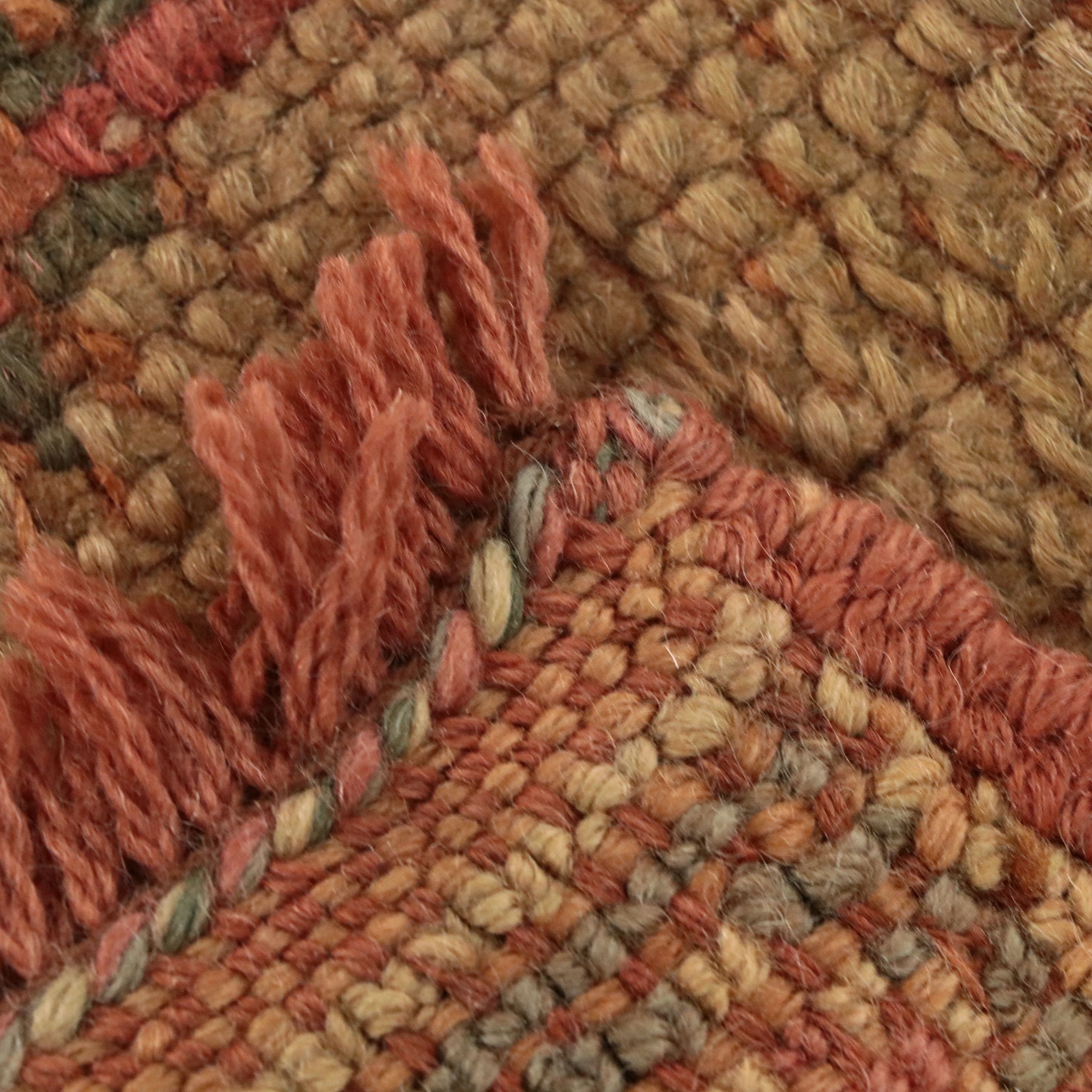 6'10 x 12'7 Hand-Knotted Turkish Oushak Area Rug