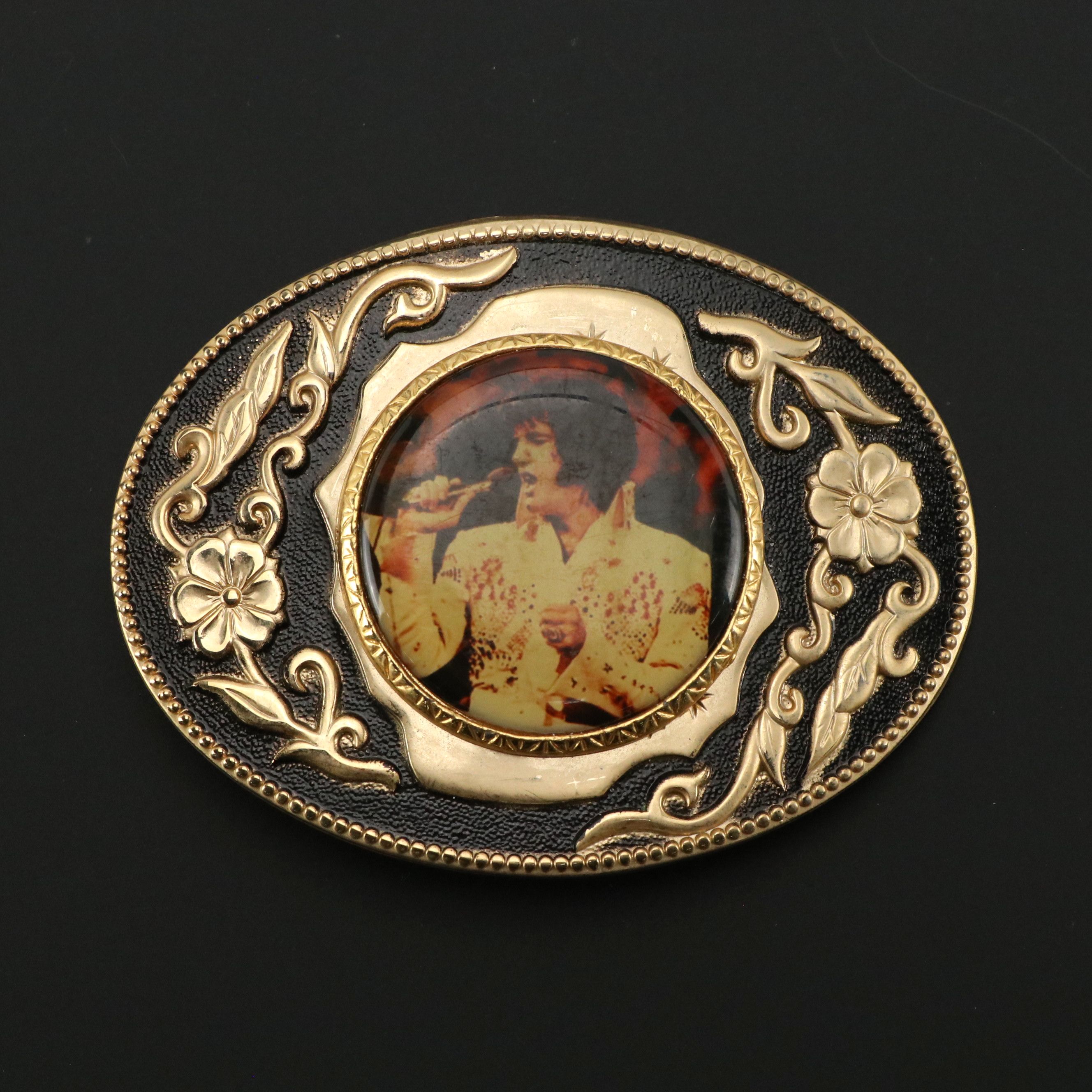 Commemorative Elvis Presley Belt Buckle