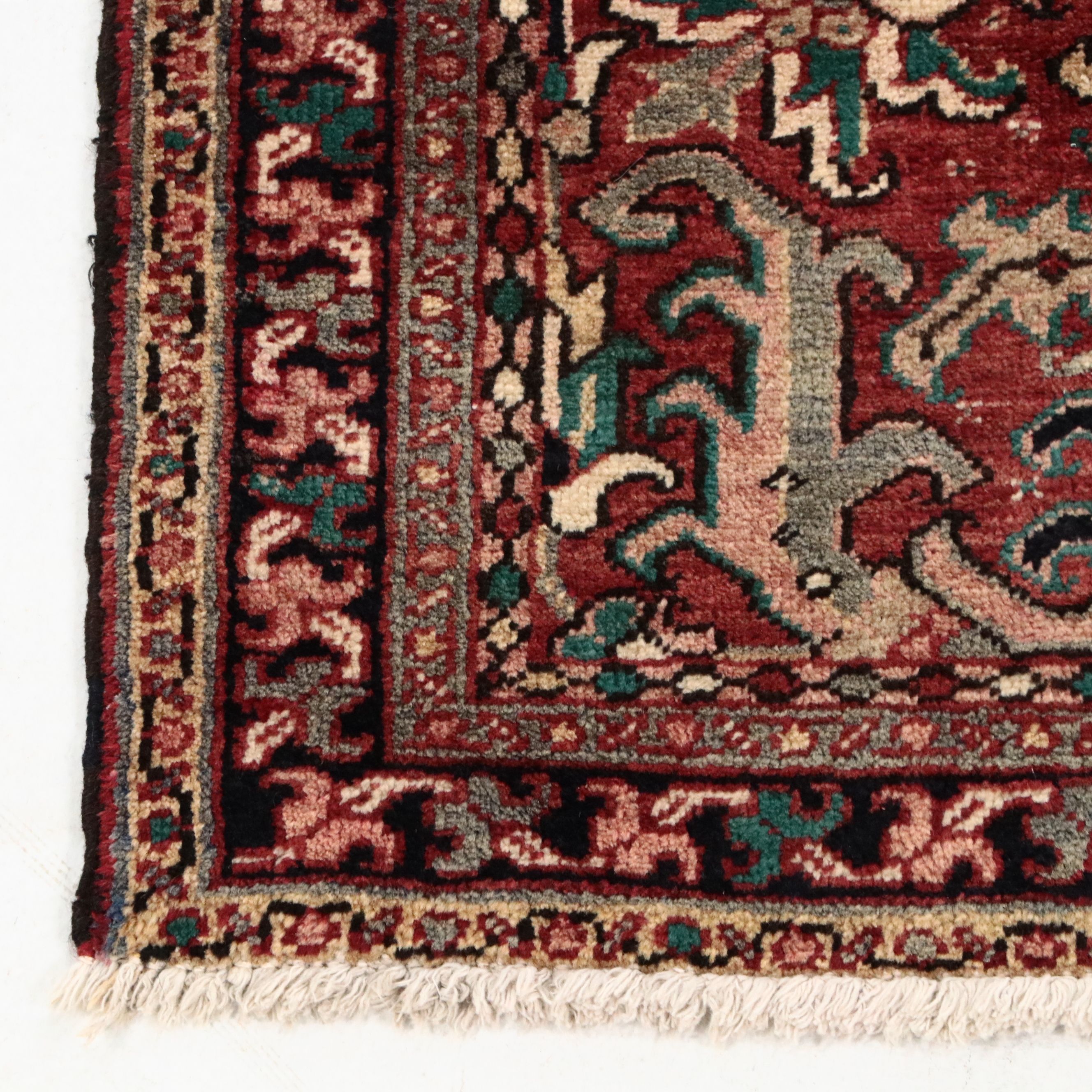 3'6 x 12'11 Hand-Knotted Persian Arak Long Rug