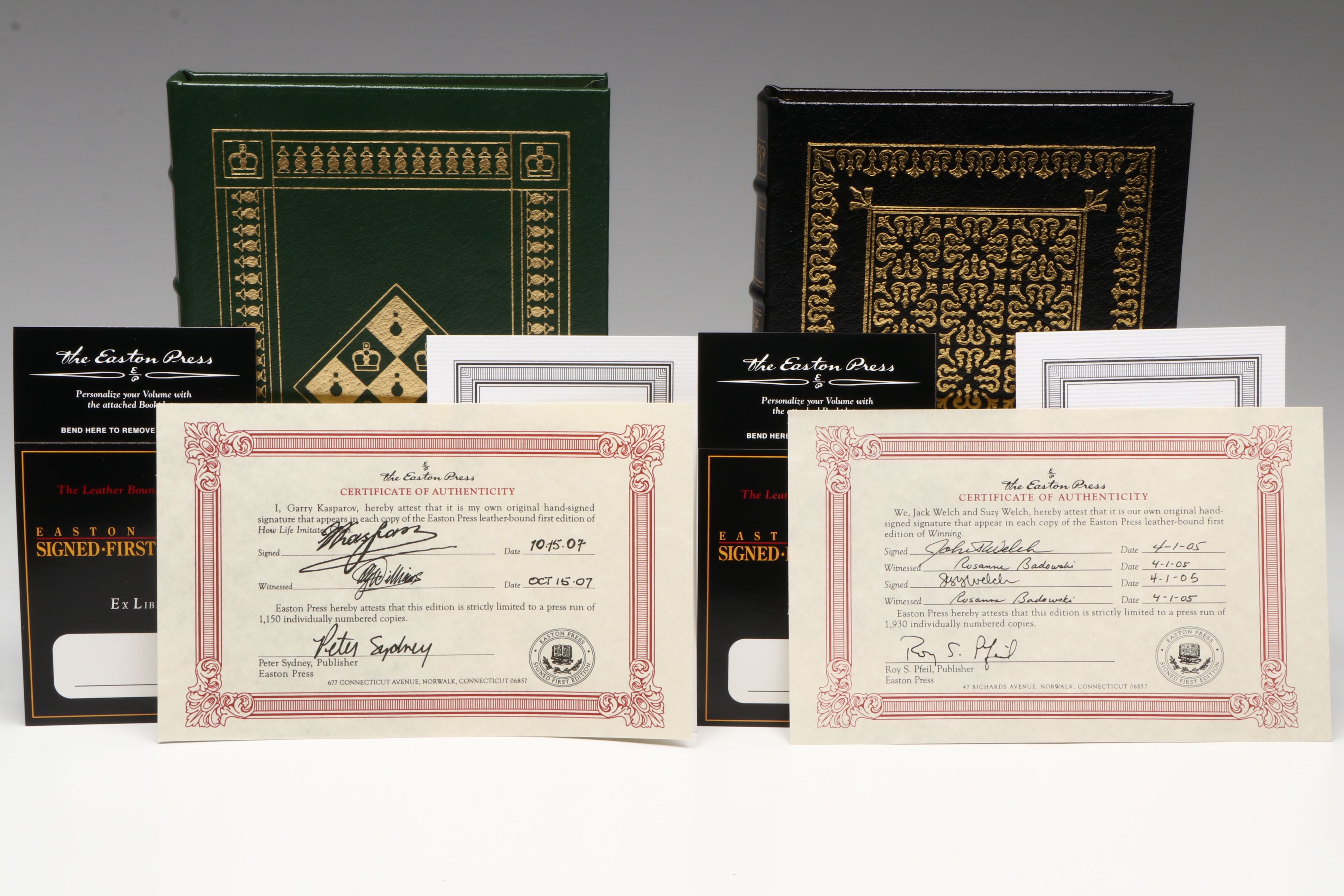 Signed First Edition "How Life Imitates Chess" by Gary Kasparov and More