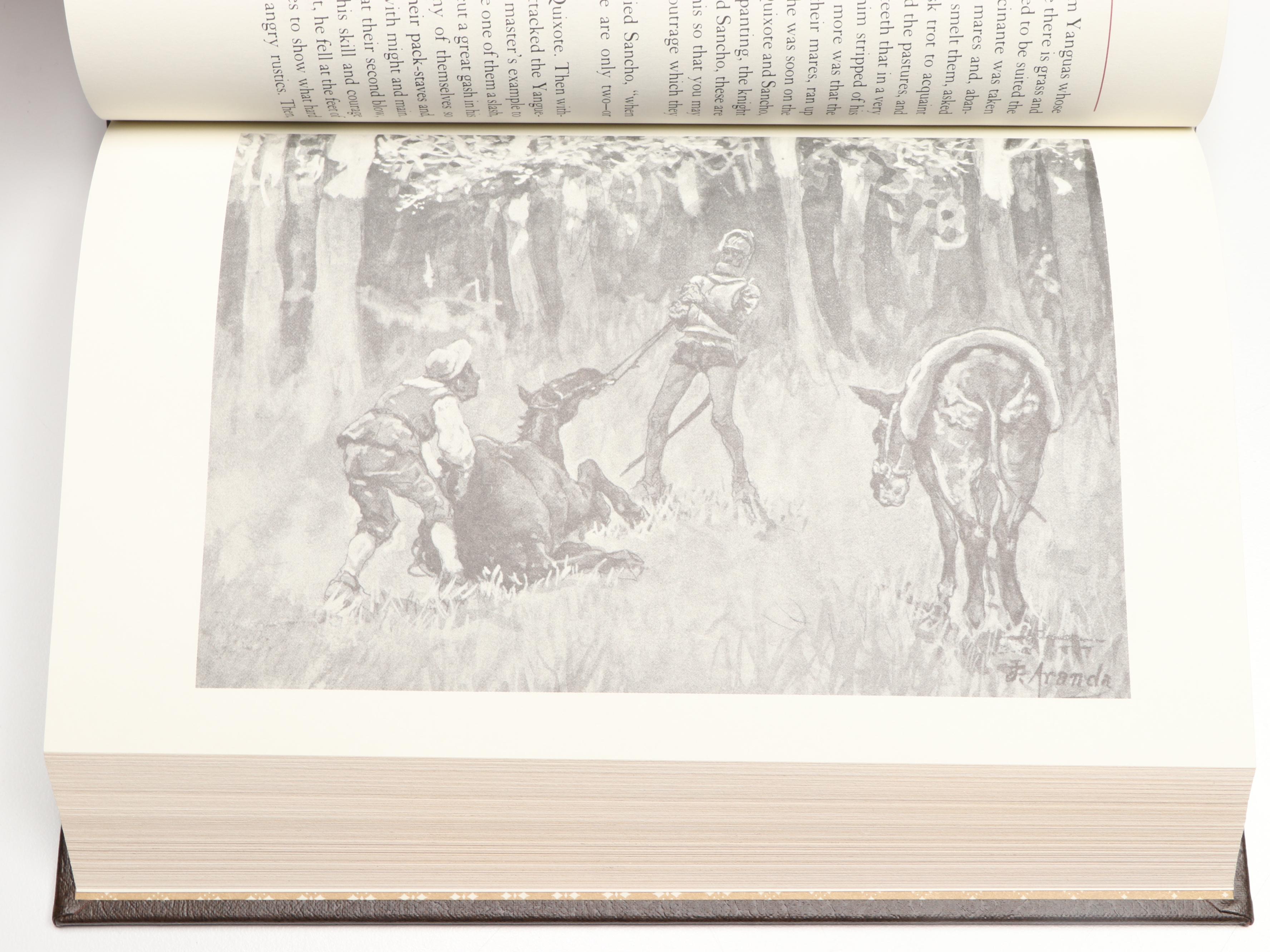 Franklin Library "Don Quixote de la Mancha" by Cervantes and More Books