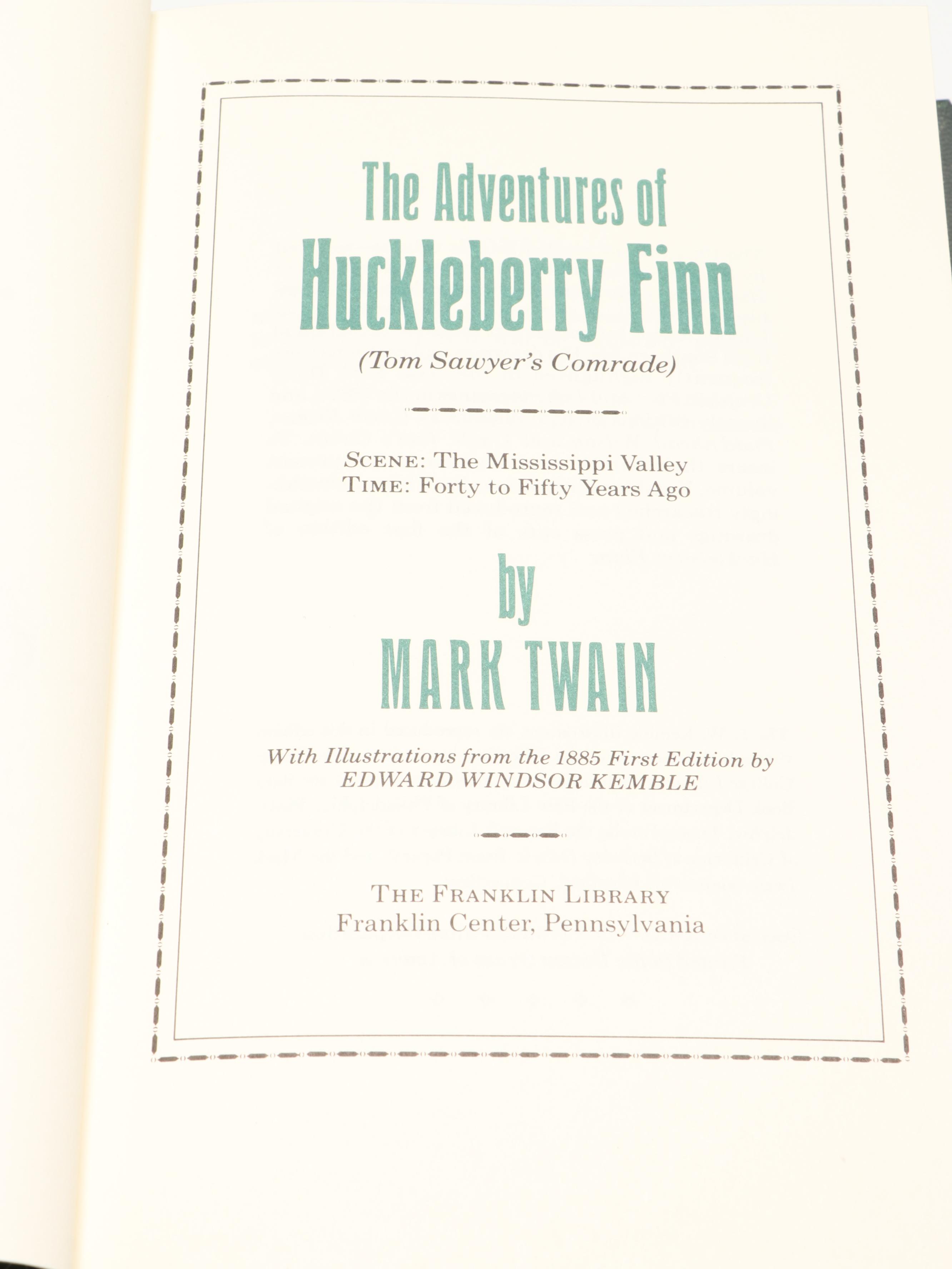 Franklin Library "Don Quixote de la Mancha" by Cervantes and More Books