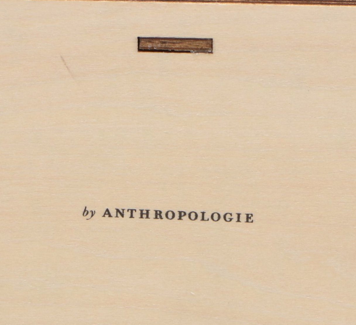 Anthropologie Illuminating and Glittered Wooden Christmas Advent Calendar