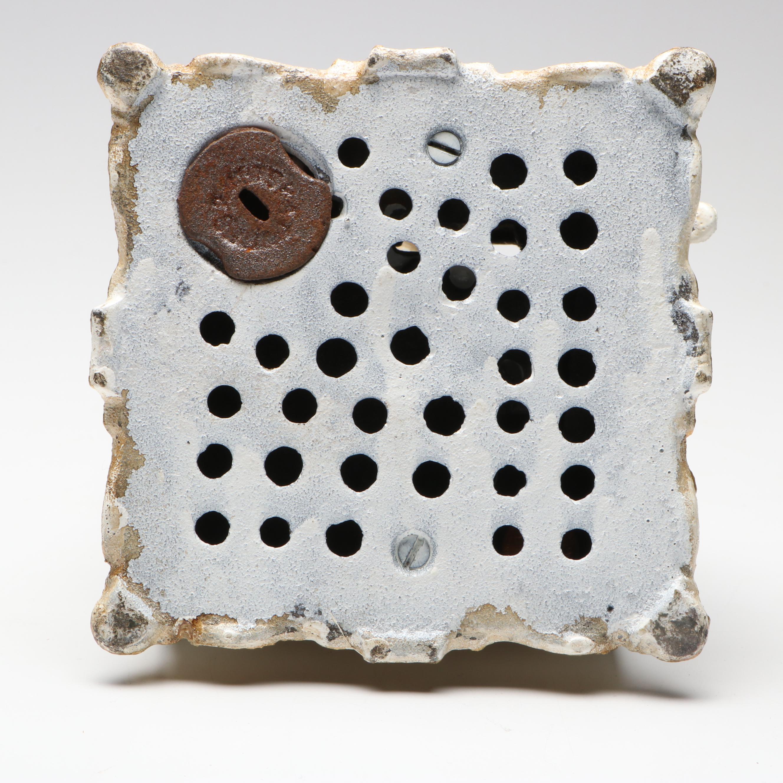 Cast Iron "Painter's Bank" Mechanical Coin Bank
