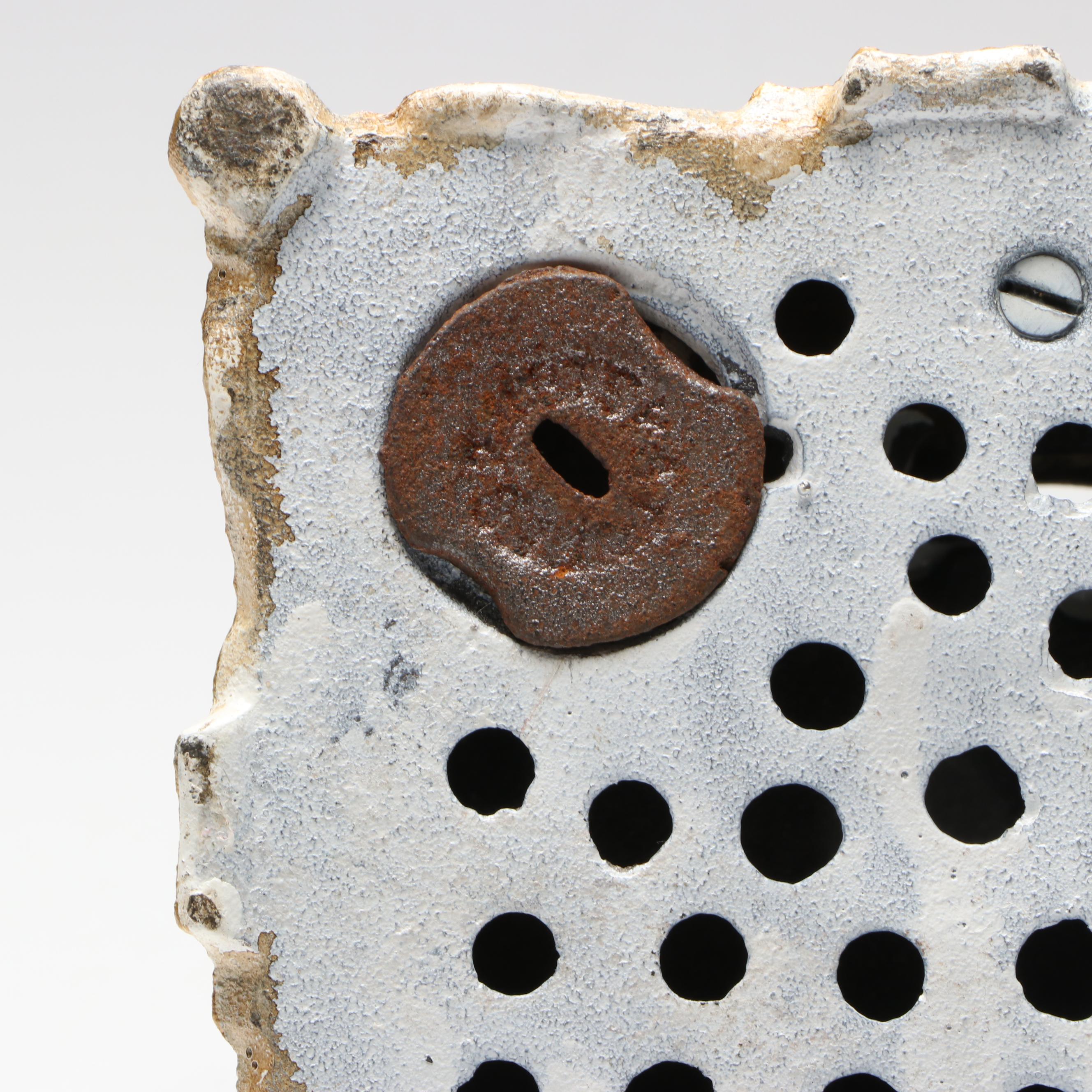 Cast Iron "Painter's Bank" Mechanical Coin Bank